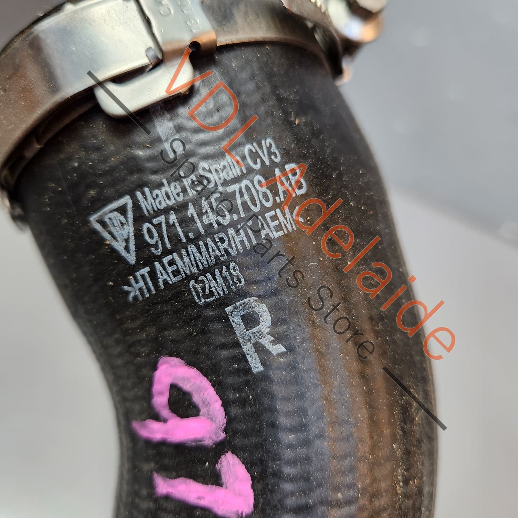 Porsche Panamera 971 Charge Air Cooler Pipe Hose Right Upper 971145708AB - Image 3