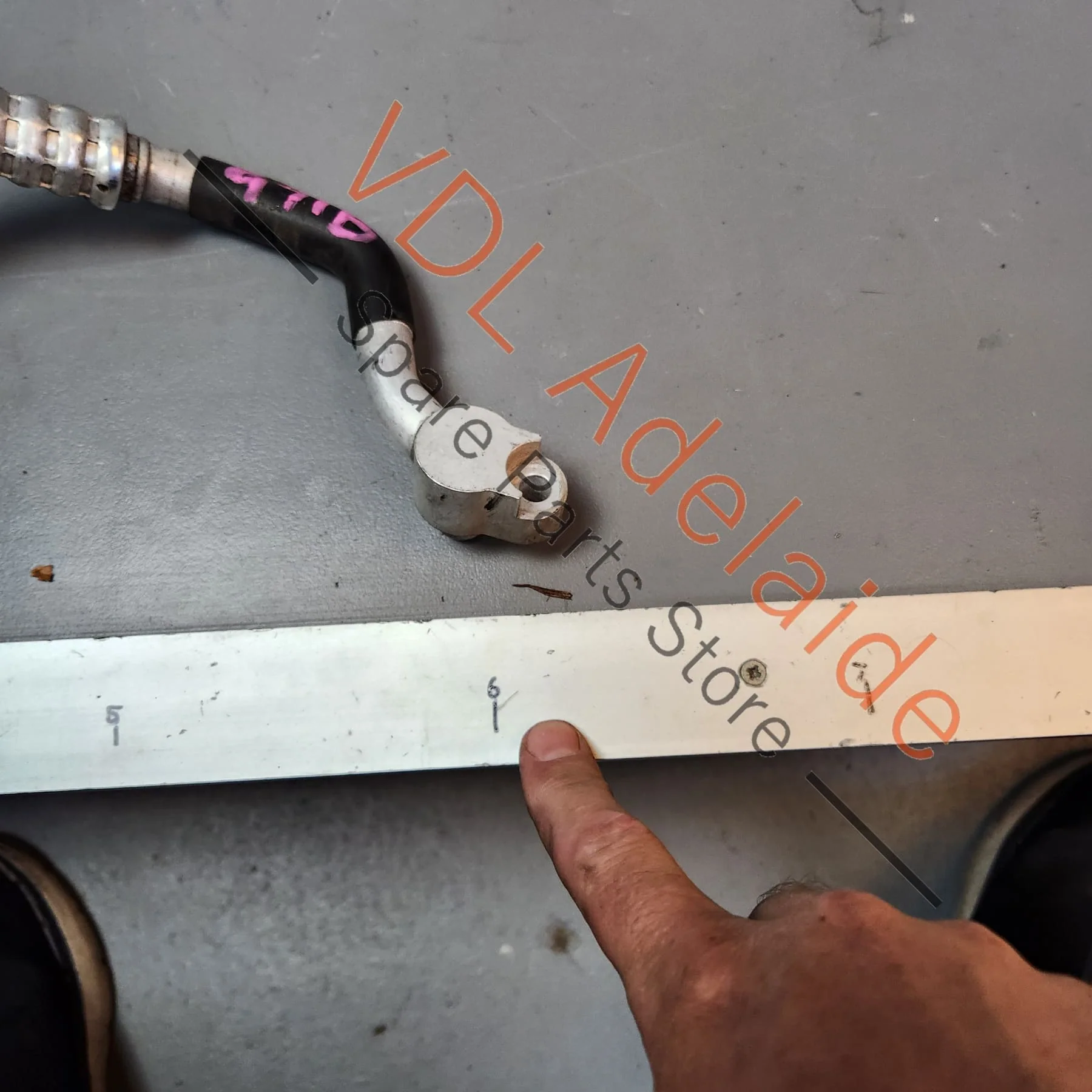 Porsche Panamera 971 V6 Air Conditioning Pipe Discharge Line 971260710A - Image 4
