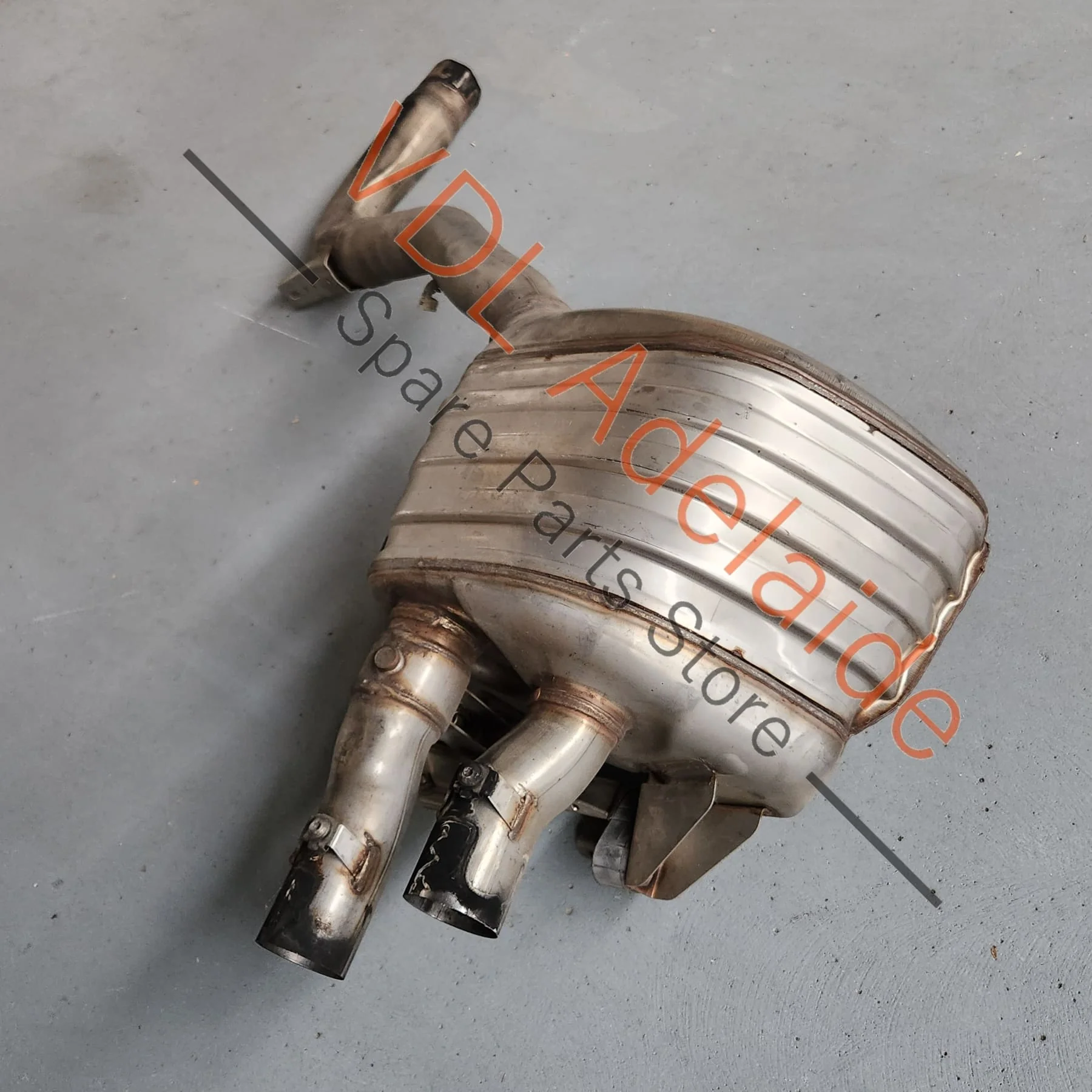 Porsche Panamera 971 Rear Left Muffler Exhaust 971253607AY - Image 4