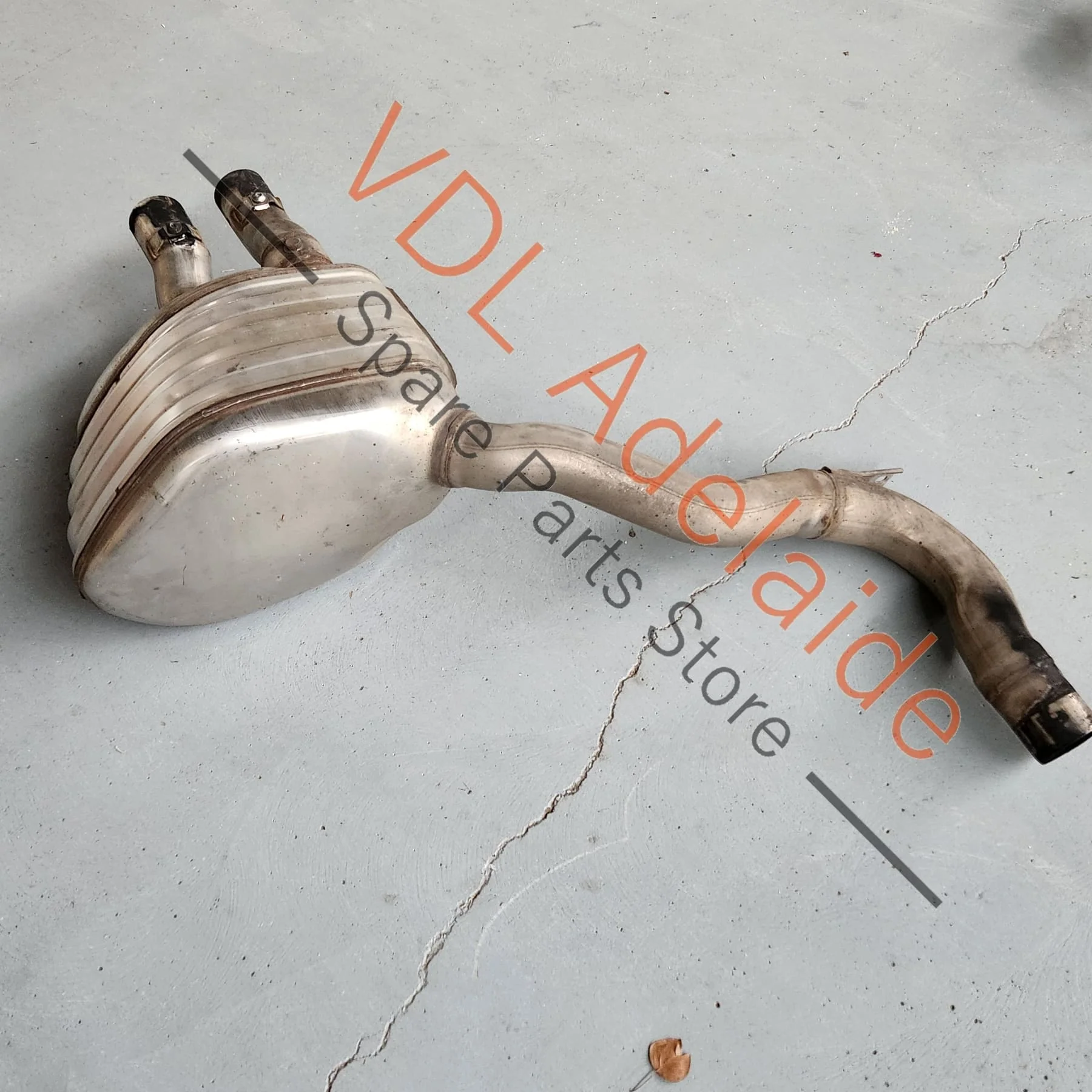 Porsche Panamera 971 Rear Left Muffler Exhaust 971253607AY - Image 5