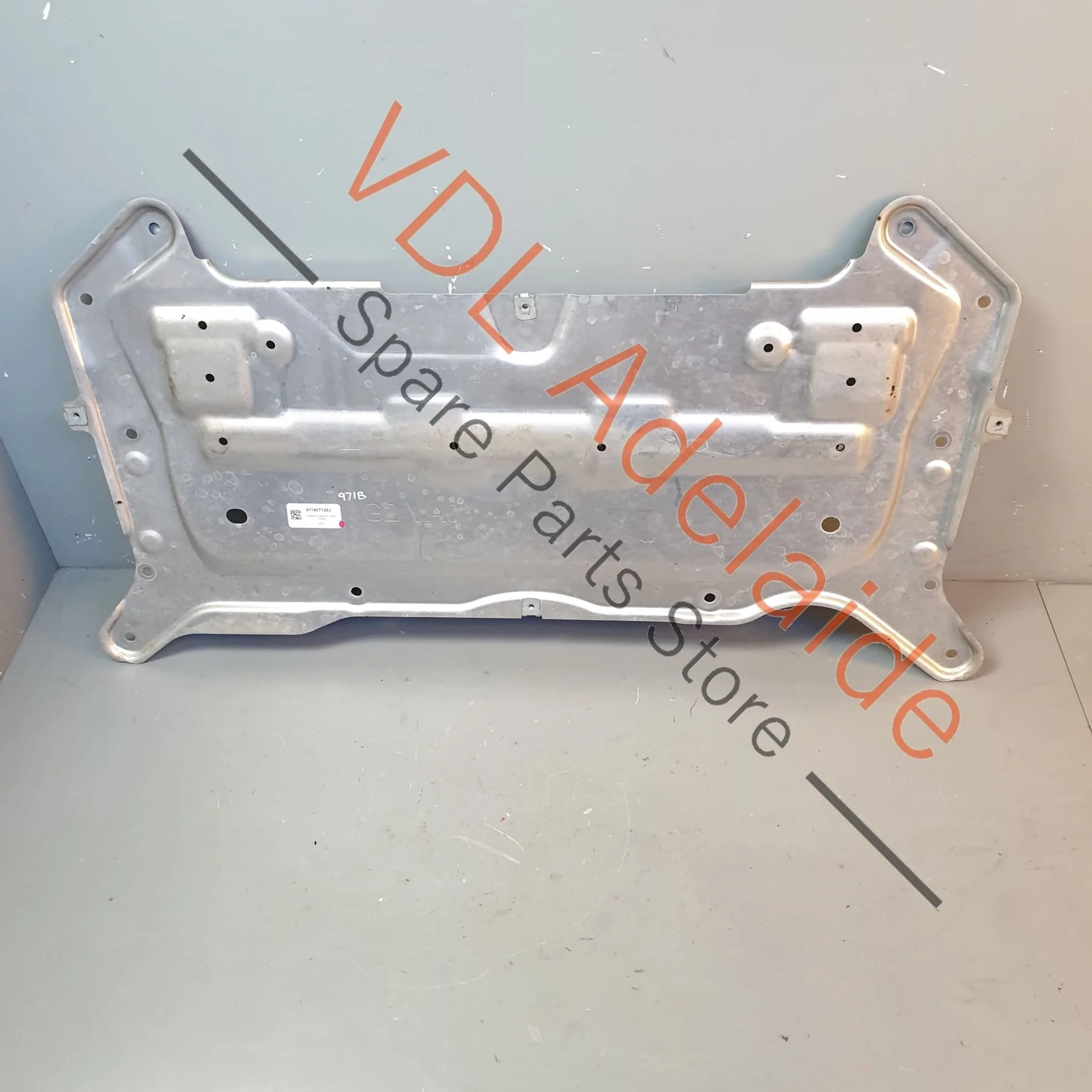 Porsche Panamera 971 Bottom Skid Pan Reinforcement Plate 971407129J 971407129S - Image 6