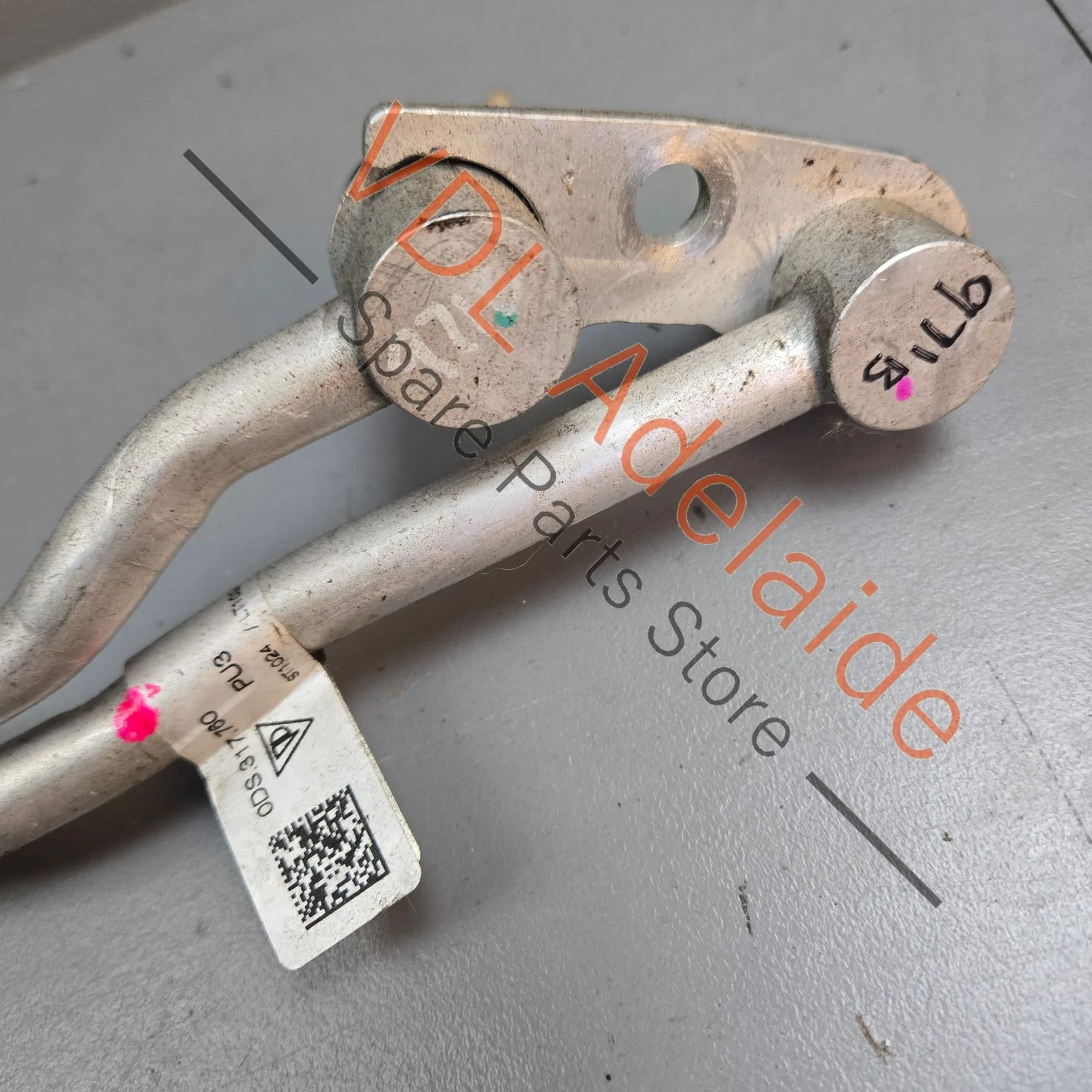 Porsche Panamera 971 Transmission Oil Cooler Pressure Hose Pipe Rear - Image 4