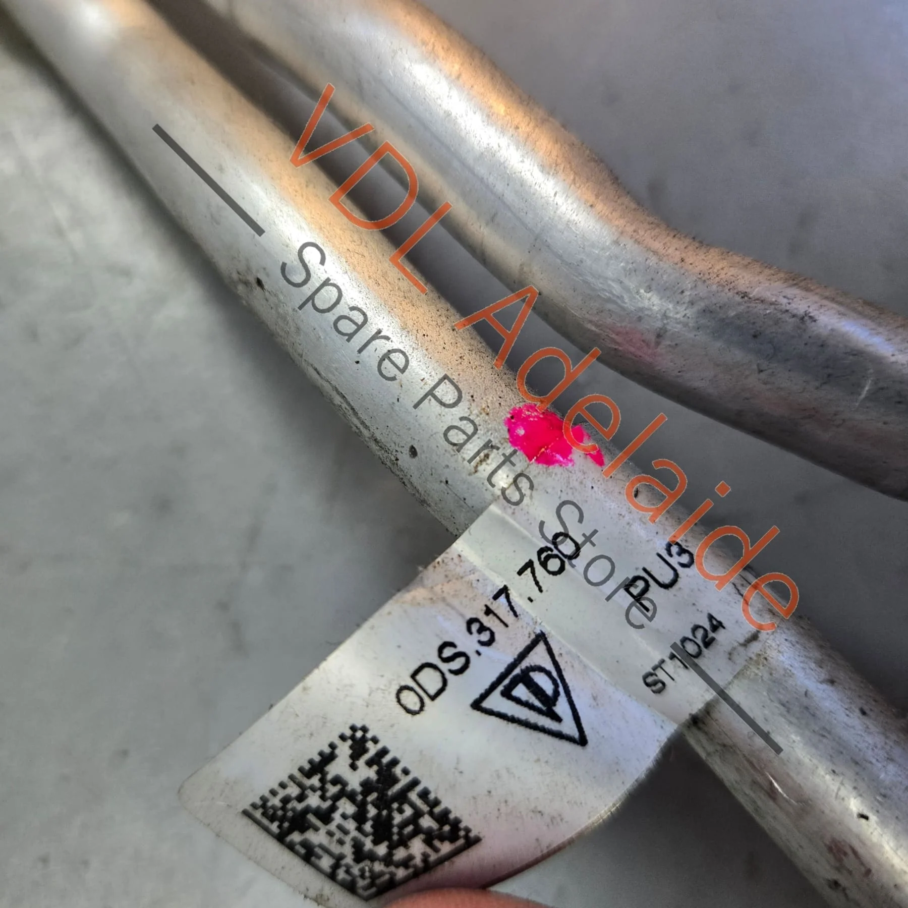 Porsche Panamera 971 Transmission Oil Cooler Pressure Hose Pipe Rear - Image 5