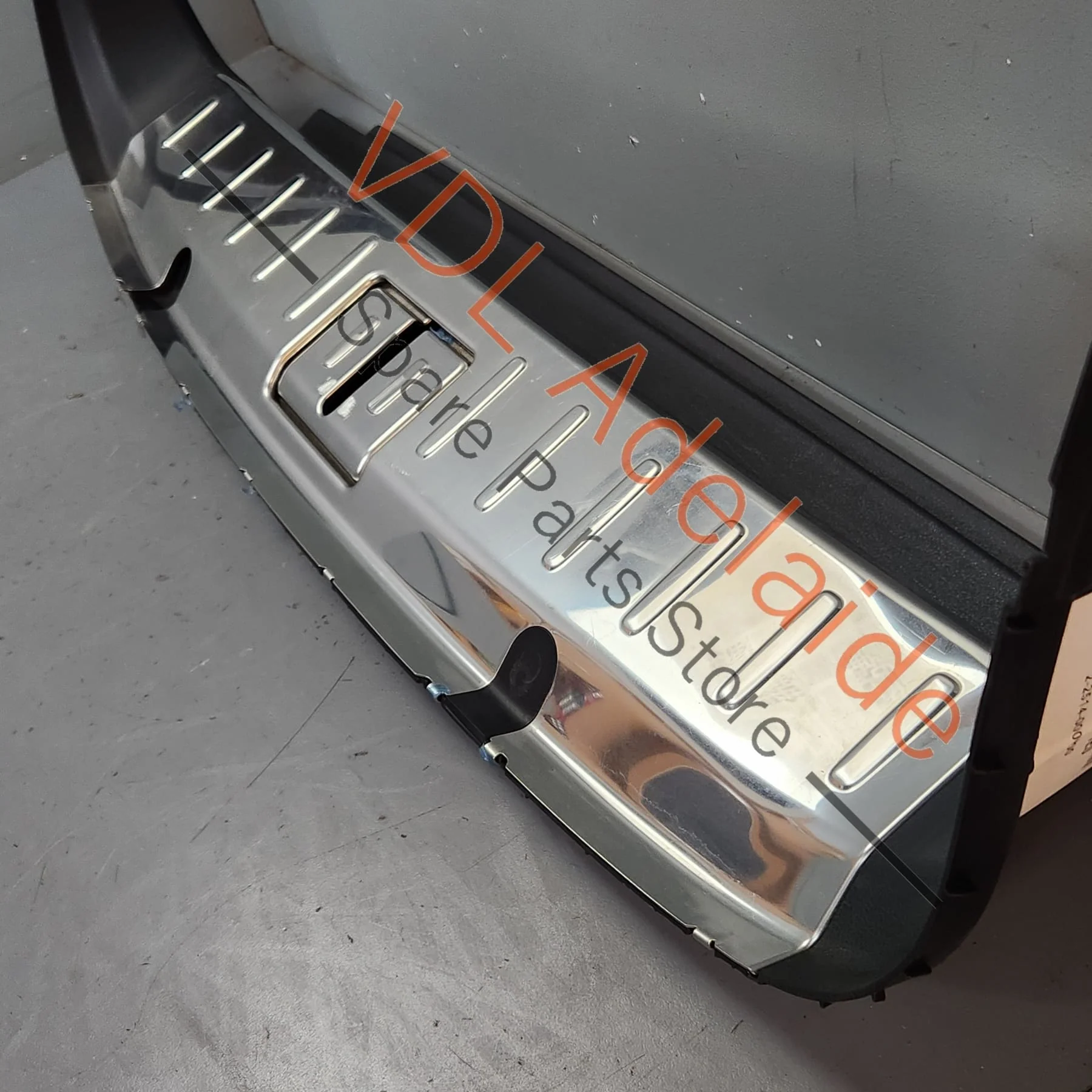 Porsche Panamera Turismo Rear Boot Cargo Loading Edge Trim Stainless 974867707 1E0 - Image 5