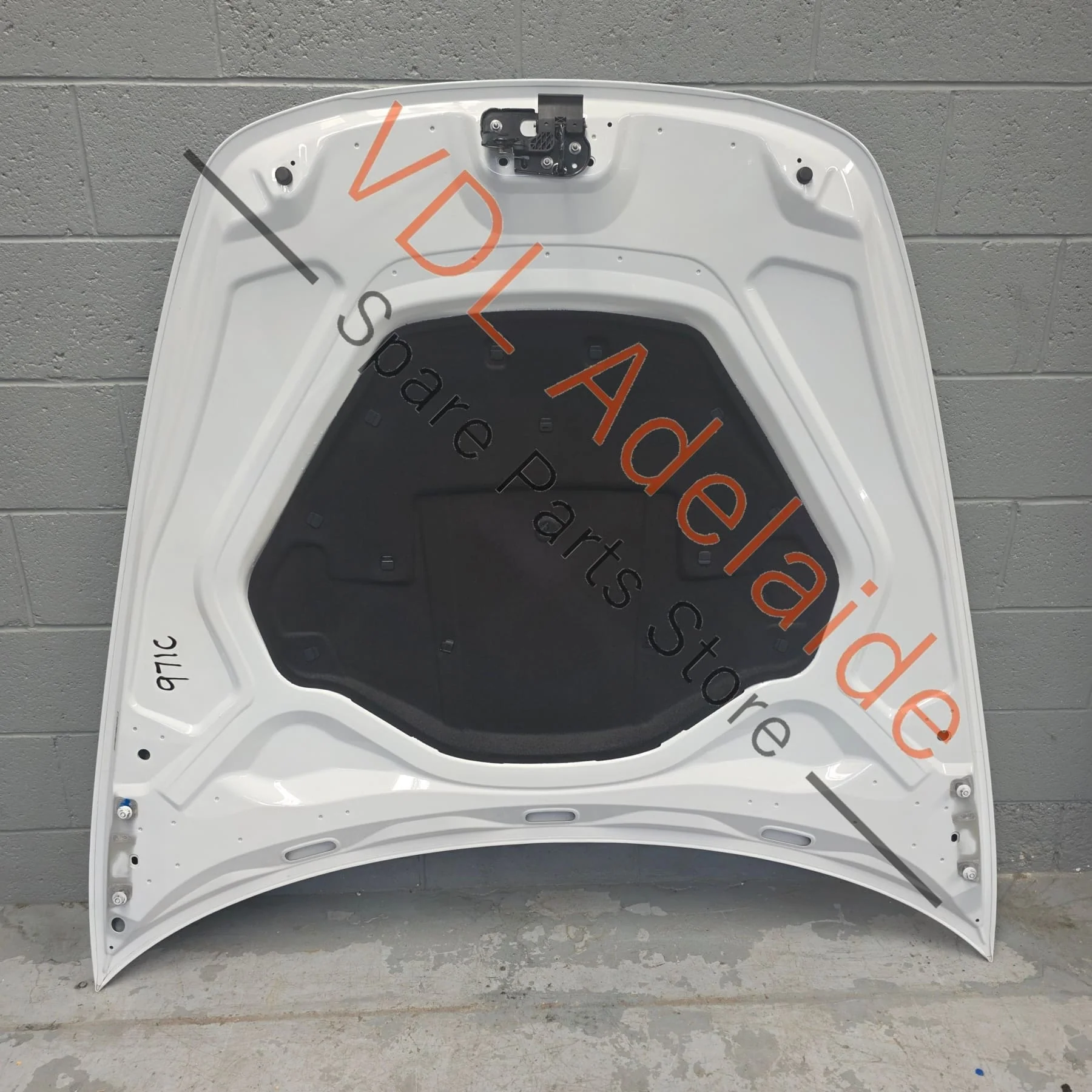 Porsche Panamera 971 2016-2024 Bonnet Cararra White S9R / 2Y 971823031CY GRV - Image 3