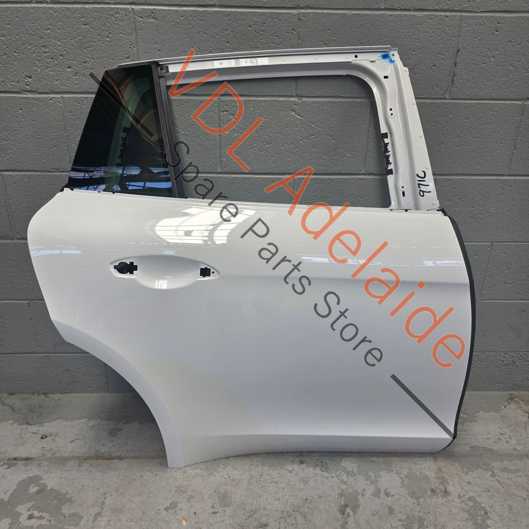 Porsche Panamera Turismo 971 2016-2024 Rear Right Door Shell Panel Carrara White S9R / 2Y 974833022Y GRV