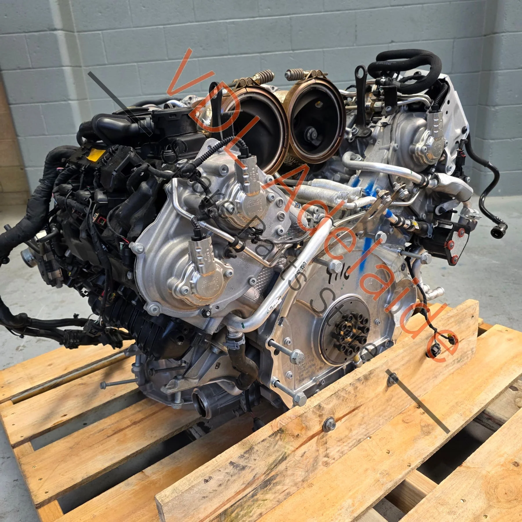 Porsche Panamera 2.9 V6 DGP DGPA Engine 243kw Complete drop-out Motor with Wiring & Turbos etc - Image 6
