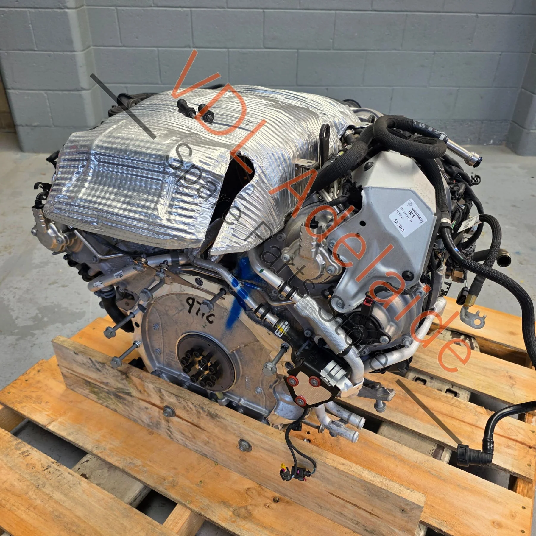 Porsche Panamera 2.9 V6 DGP DGPA Engine 243kw Complete drop-out Motor with Wiring & Turbos etc - Image 7