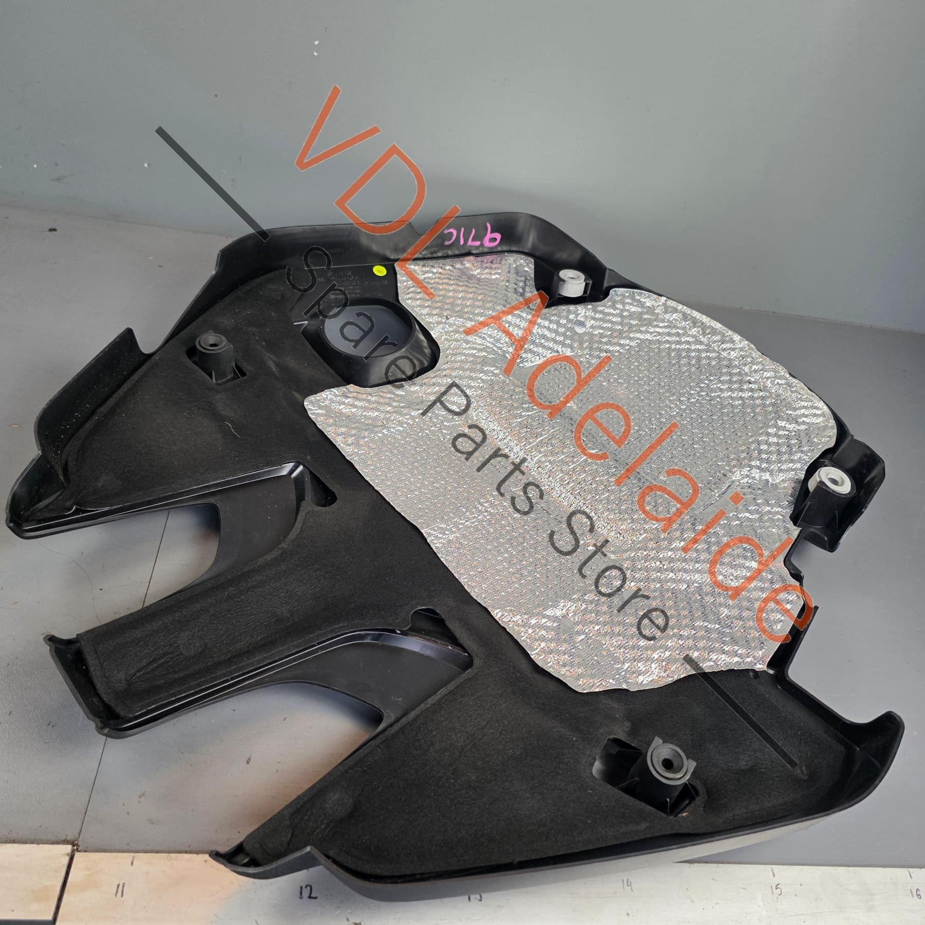 Porsche Panamera Hybrid Engine Cover Trim 971103925B 971103925S - Image 5