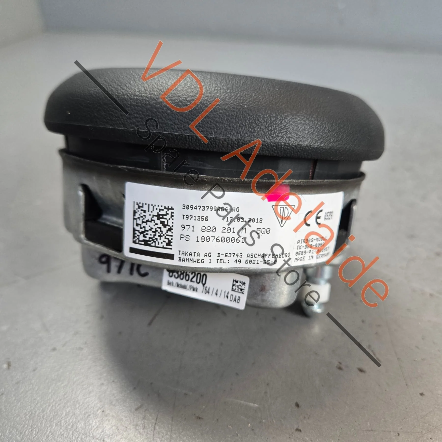 Porsche Steering Wheel Airbag 971880201M 7P5880201K 95B880201M - Image 5
