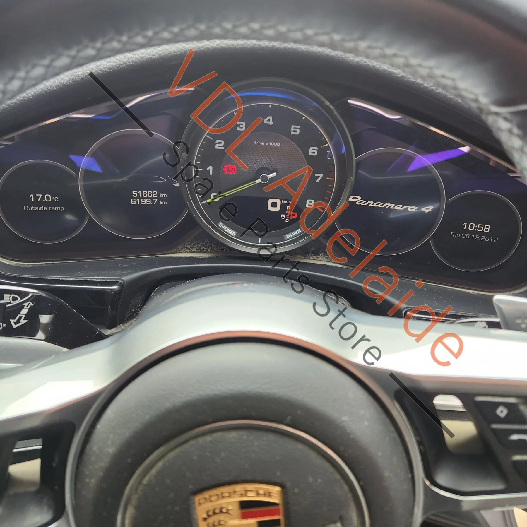 Porsche Panamera 971 E-Hybrid Dashboard Instrument Cluster Speedo 971920915J 971920915H 971920915N 51662km - Image 2