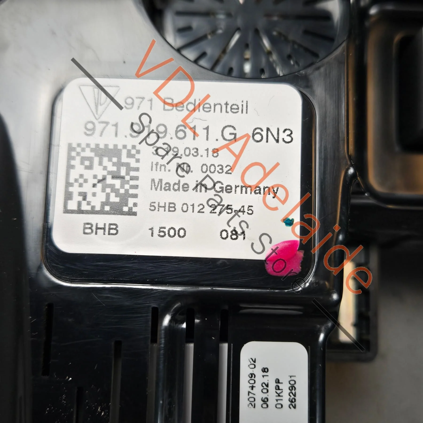 Porsche Panamera 971 2017-2020 Air Conditioning AC Master Main Console Control Switch Panel - Image 7