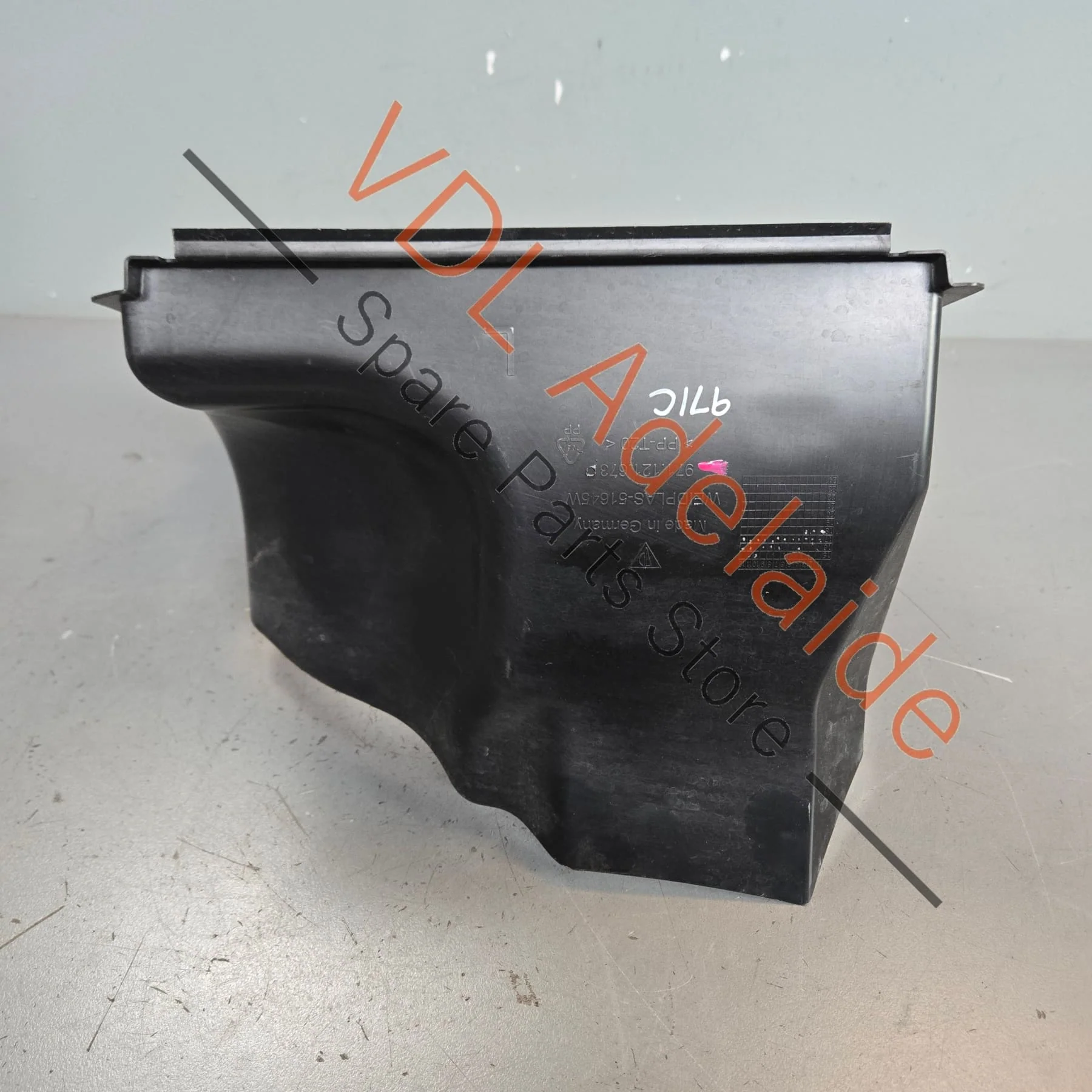 Porsche Panamera 971 Front Left Intercooler Radiator Air Guide Rear 971121673 - Image 3