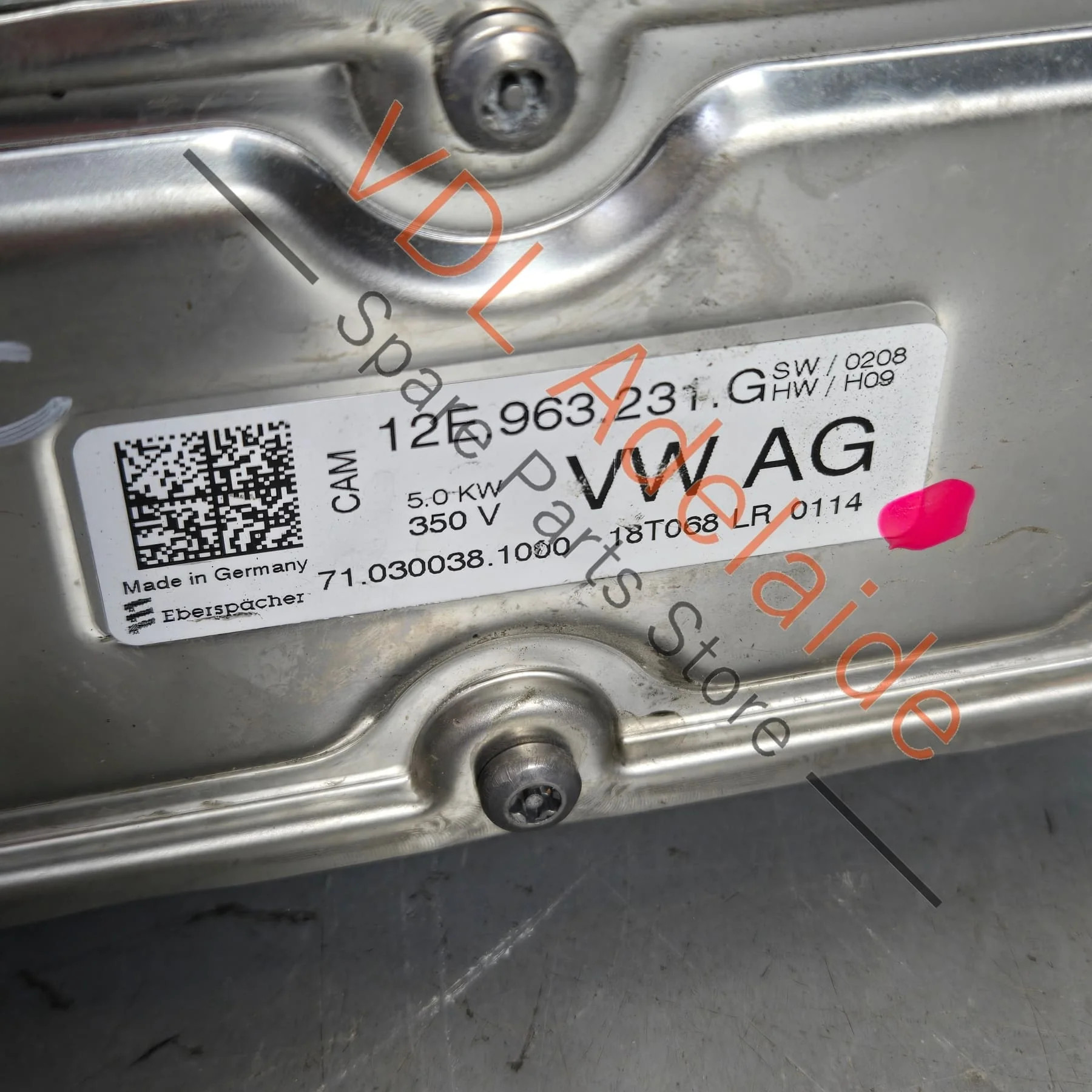 Porsche Hybrid High Voltage Heating PTC Unit 9A796323100 12E963231 PAB963231 - Image 2