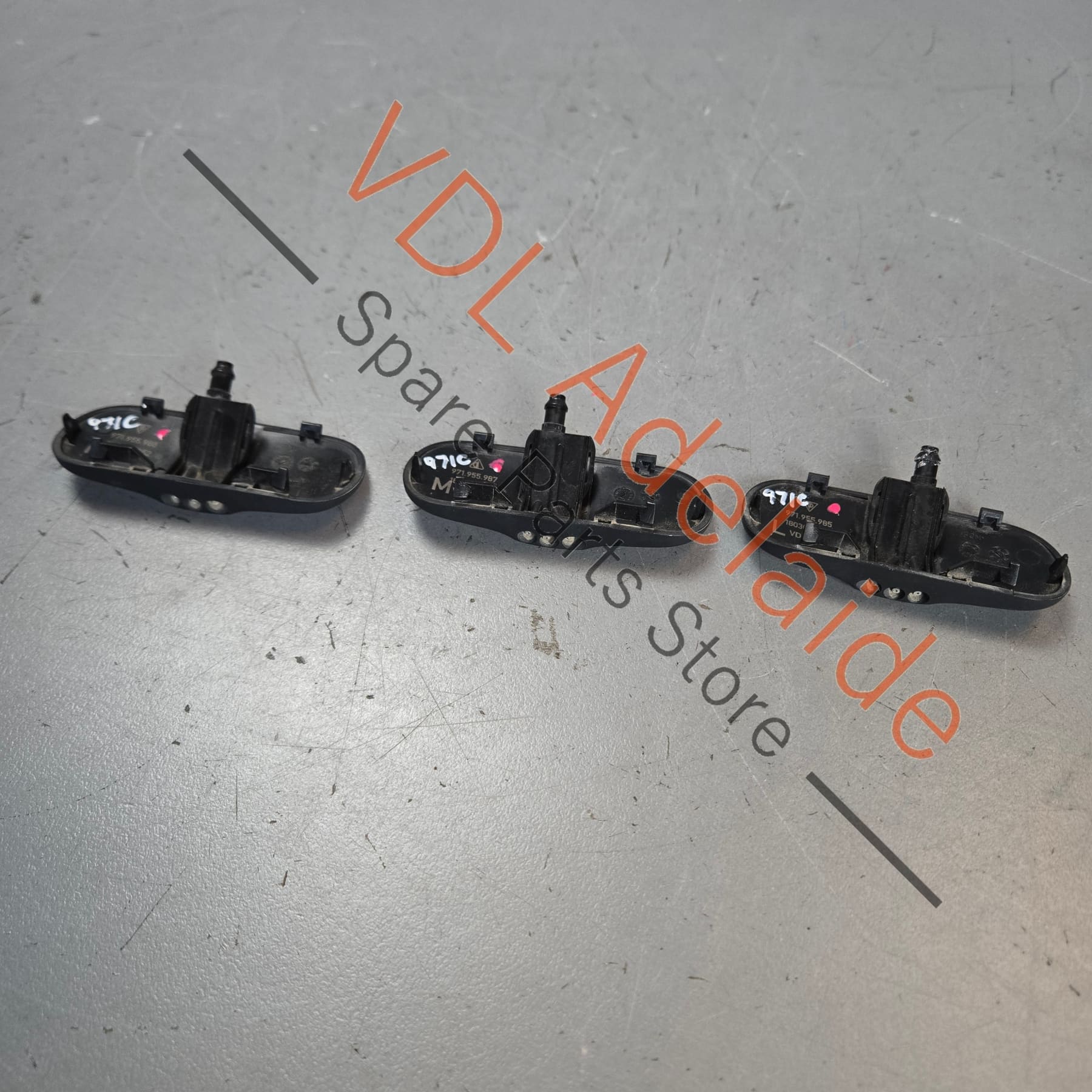 Porsche Panamera 971 Windscreen Washer Jet Nozzle Set 971955985 971955987 971955988 - Image 3