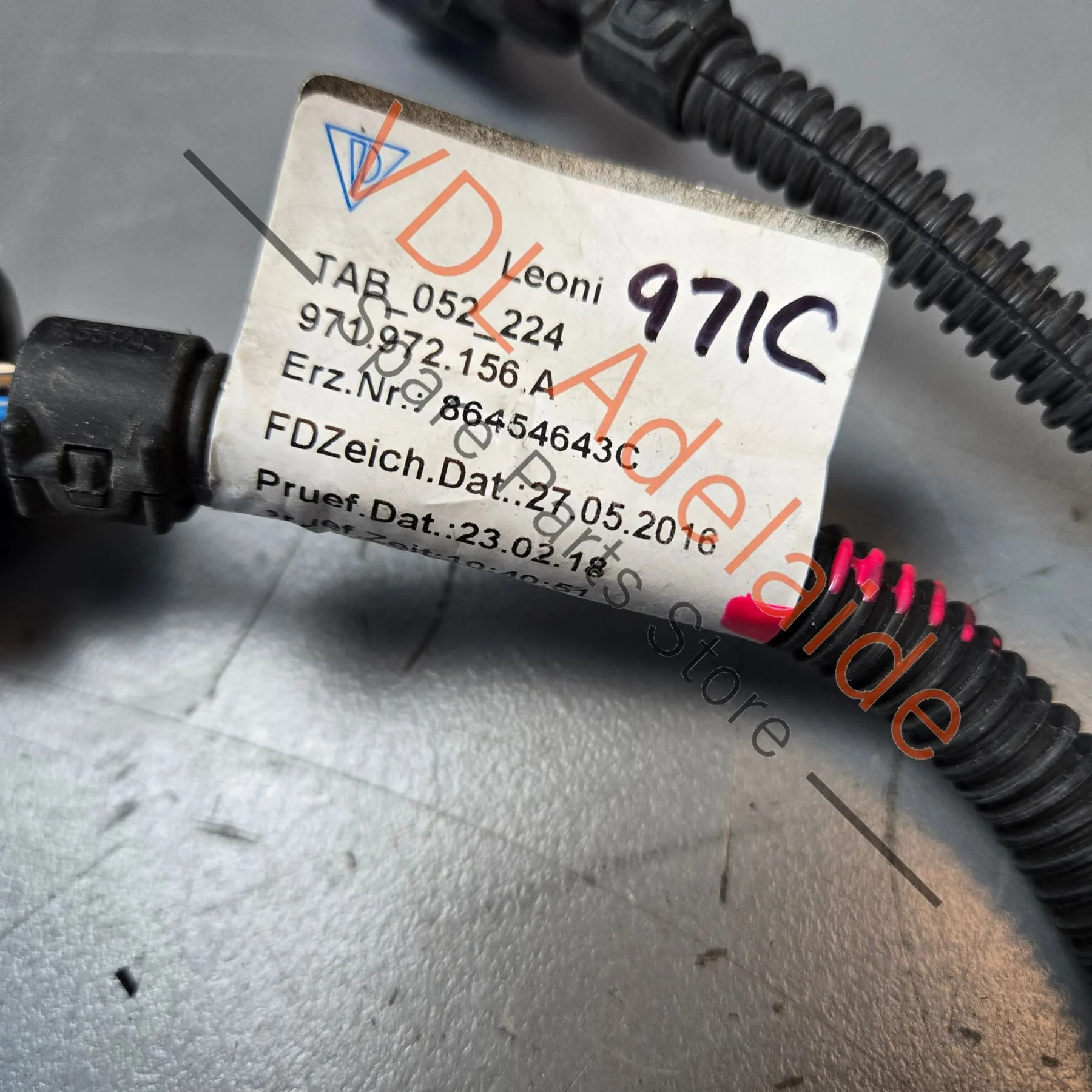 Porsche Panamera 971 Wire Set Part Section Wiring Harness 971972156 971972156A - Image 2