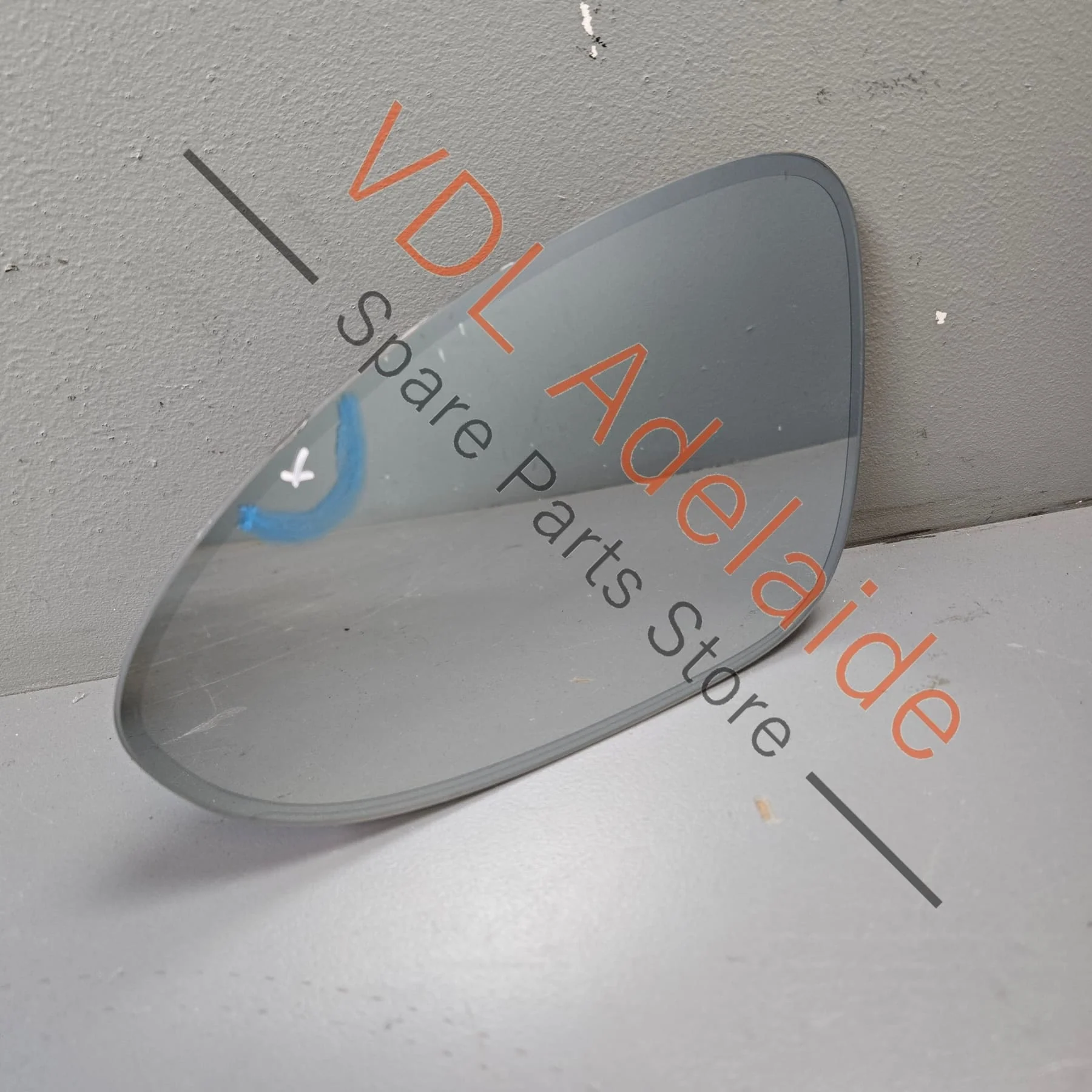 Porsche Panamera Left Side Wing Mirror Glass (aspherical) Right Hand Drive 971857521E