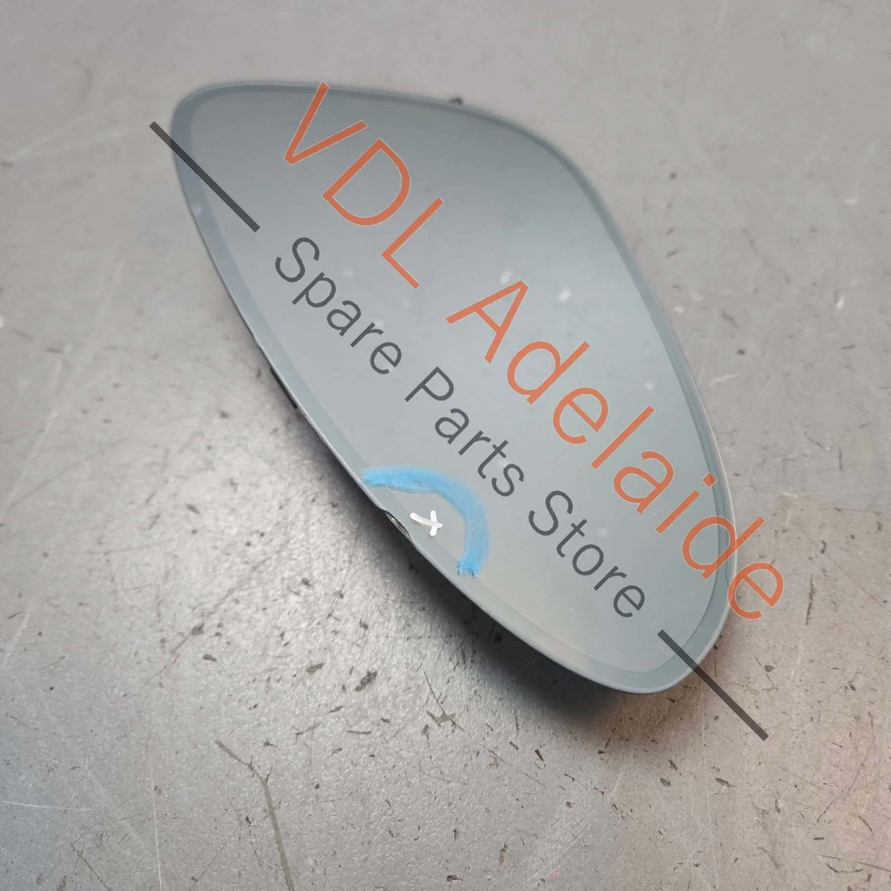 Porsche Panamera Left Side Wing Mirror Glass (aspherical) Right Hand Drive 971857521E - Image 2