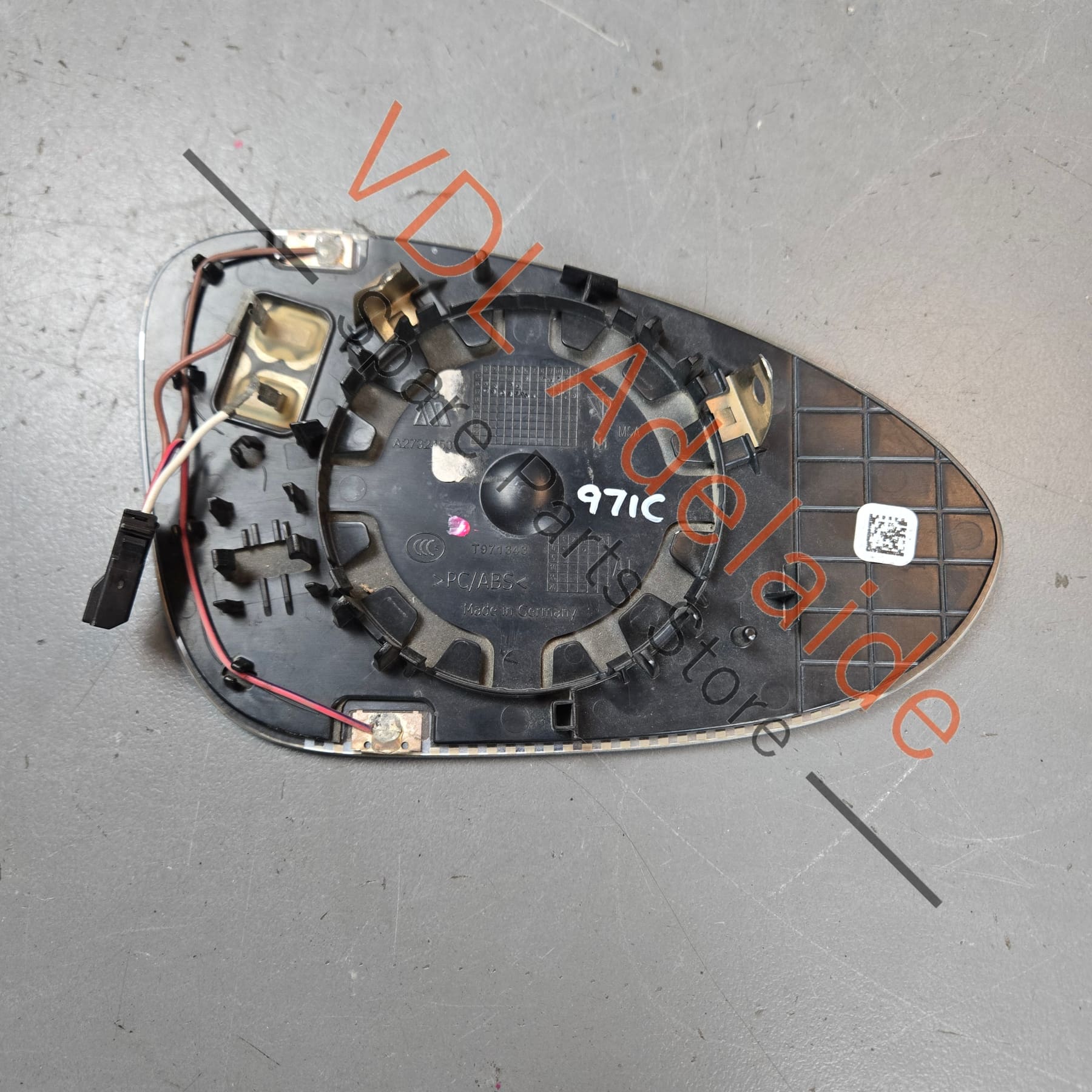 Porsche Panamera Left Side Wing Mirror Glass (aspherical) Right Hand Drive 971857521E - Image 5