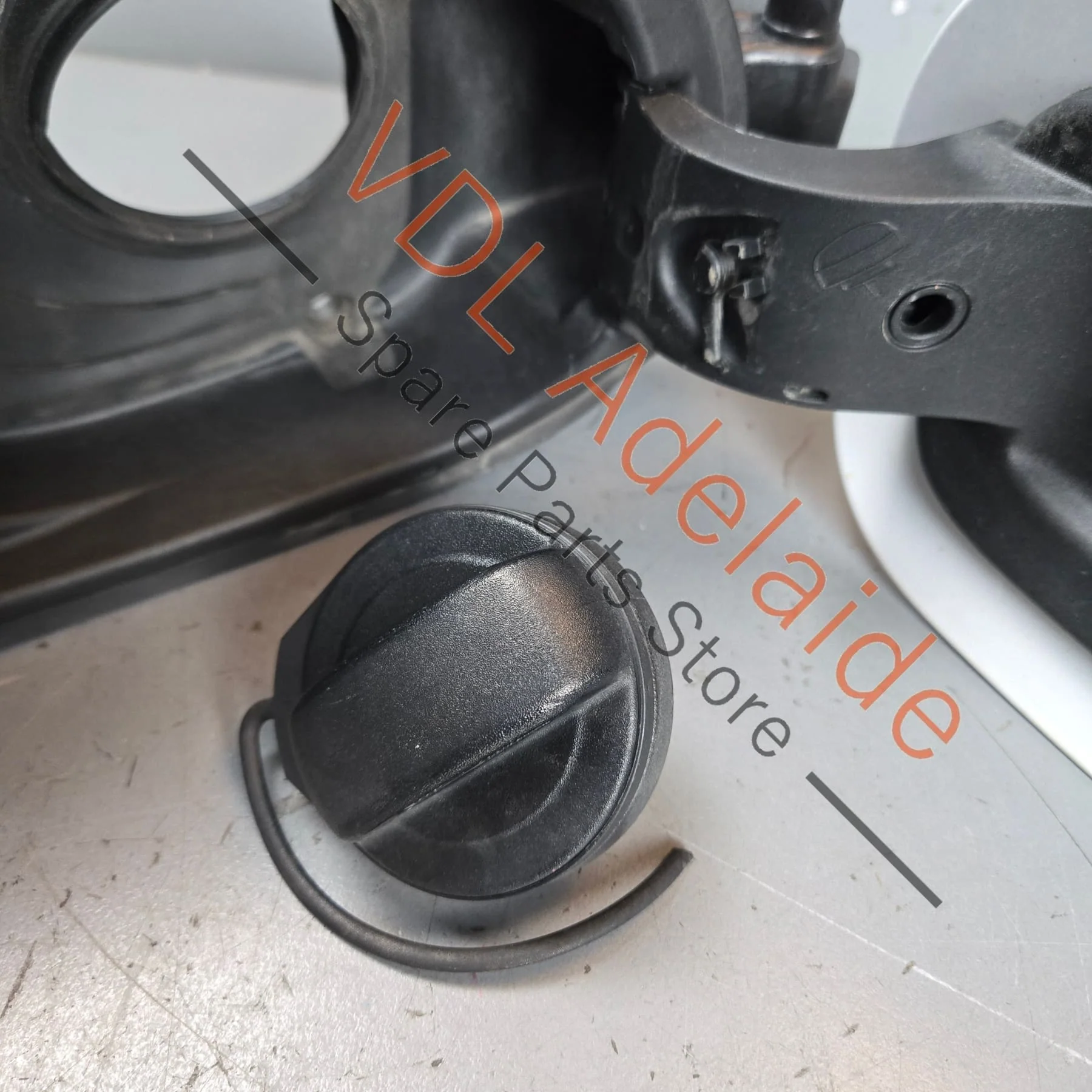 Porsche Panamera Fuel Filler Flap Door with Lock Actuator 974809857 - Image 3