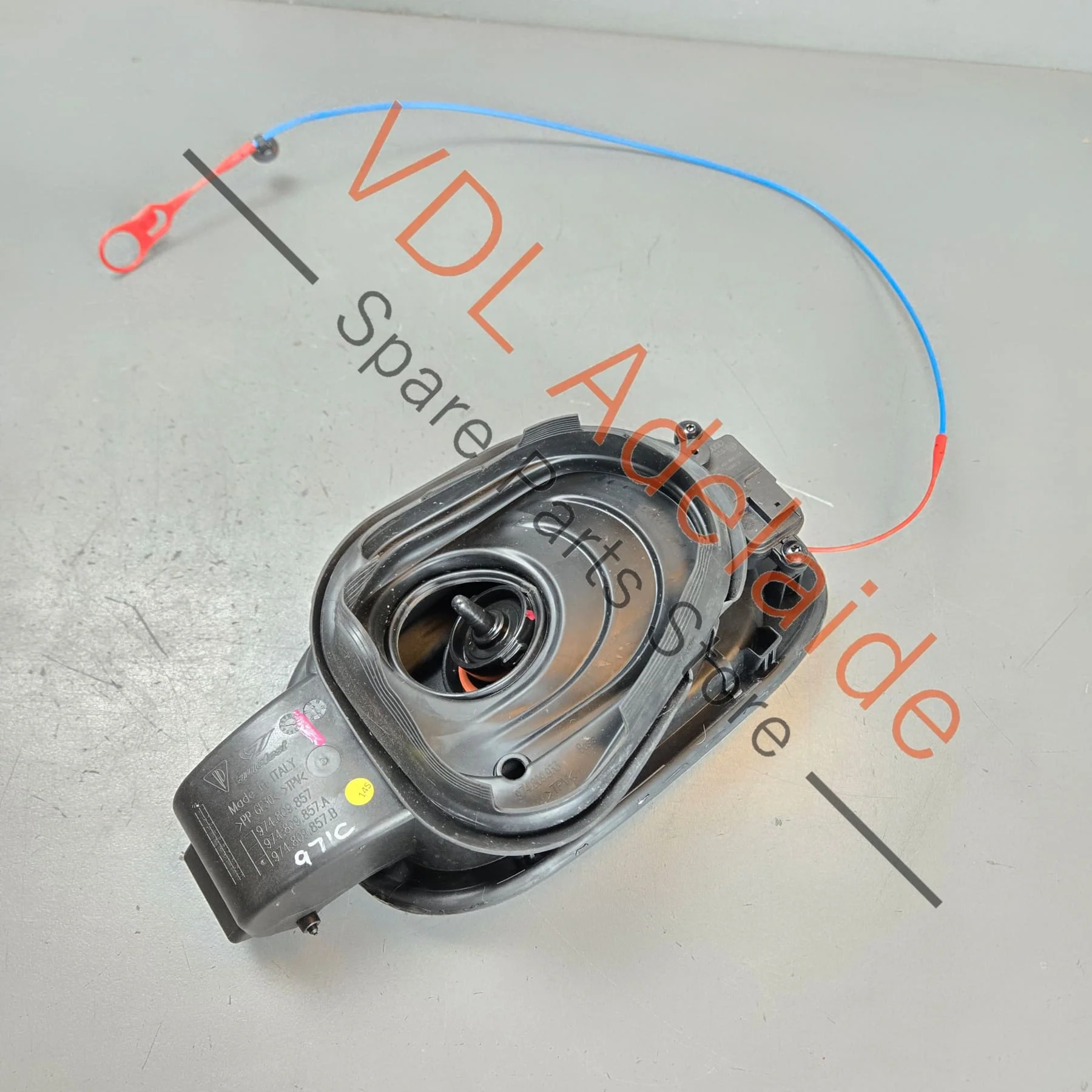 Porsche Panamera Fuel Filler Flap Door with Lock Actuator 974809857 - Image 4