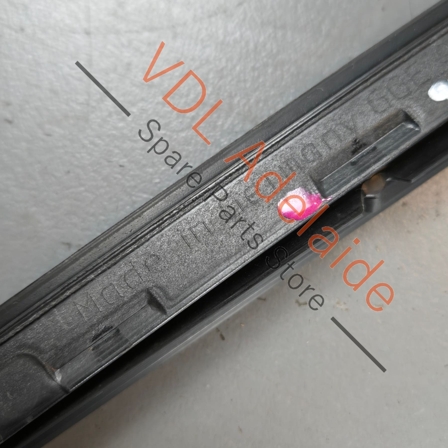 Porsche Panamera Windscreen Water Deflector Strip Trim Right 971854336B 971854336D - Image 4