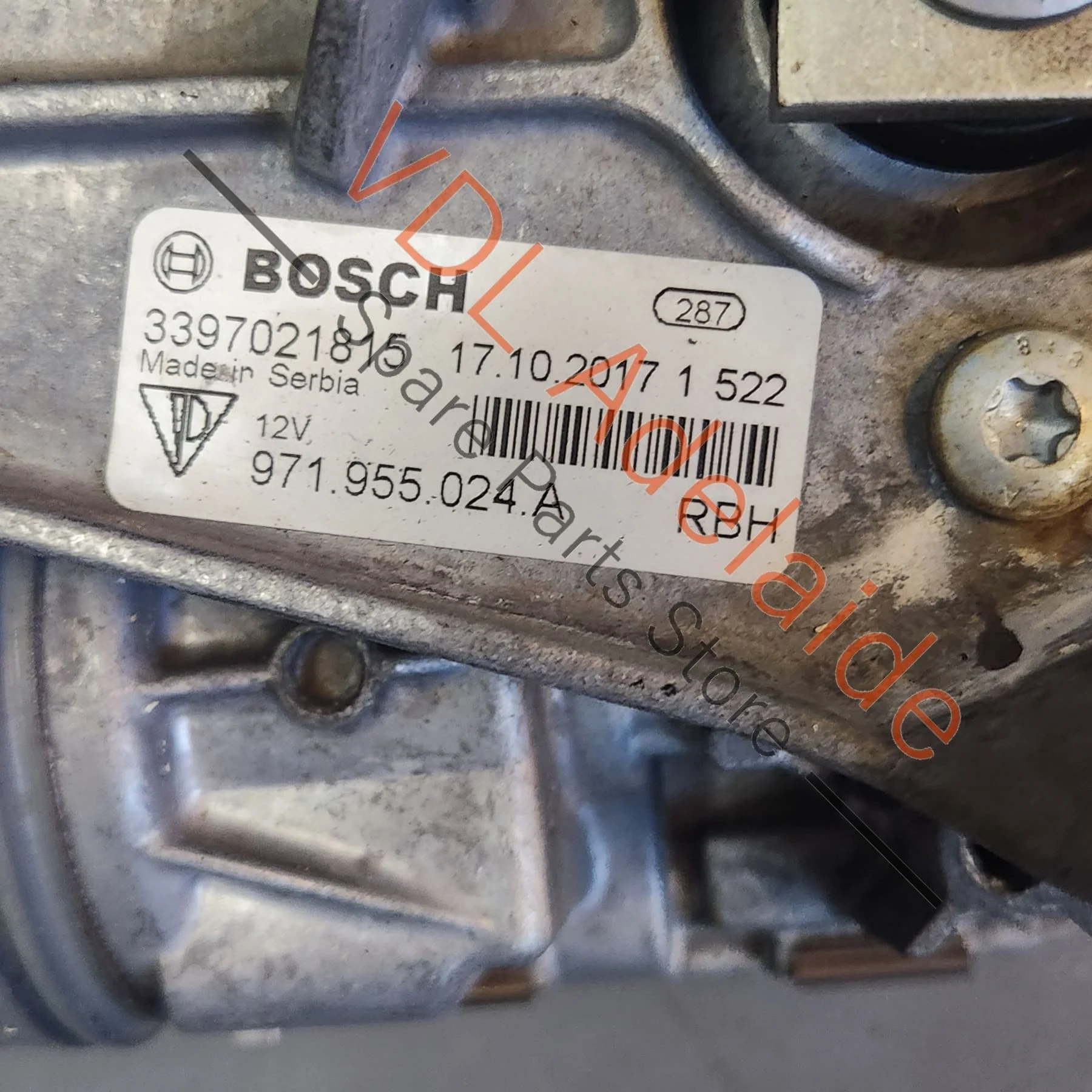 Porsche Panamera 971 Windscreen Wiper Motor RHD Crank Drive 971955024A - Image 2