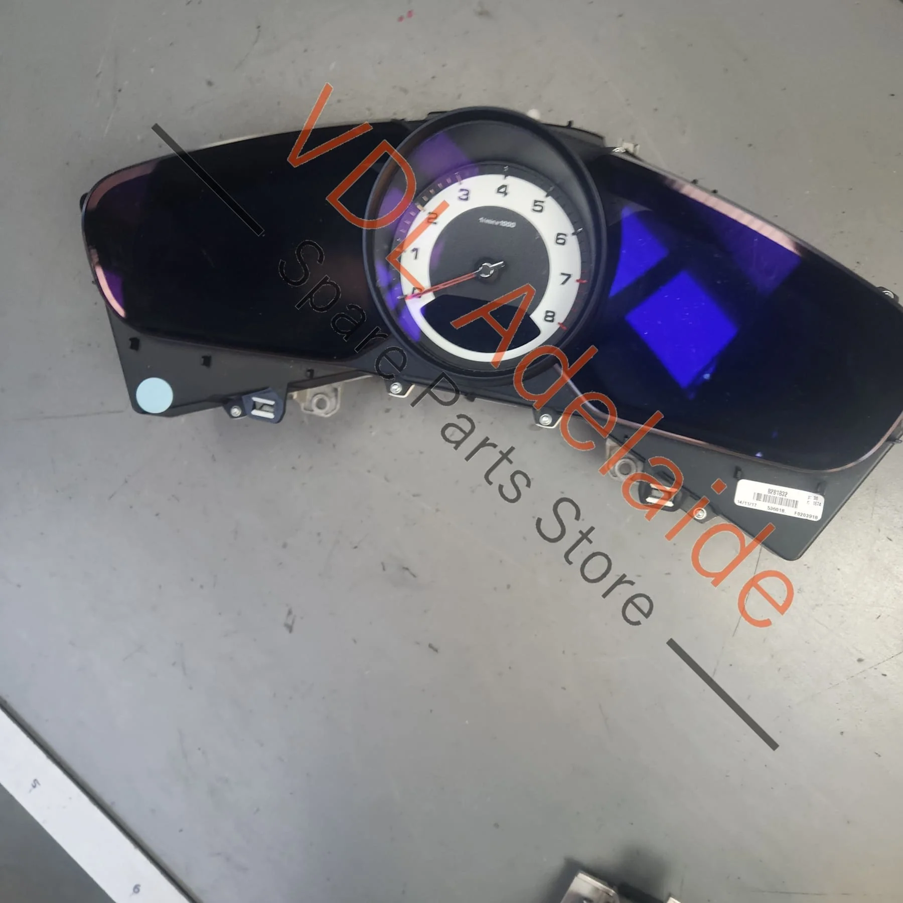 Porsche Panamera White Dial Instrument Cluster Gauges 973920902E C9A 973920902F C9A - Image 9