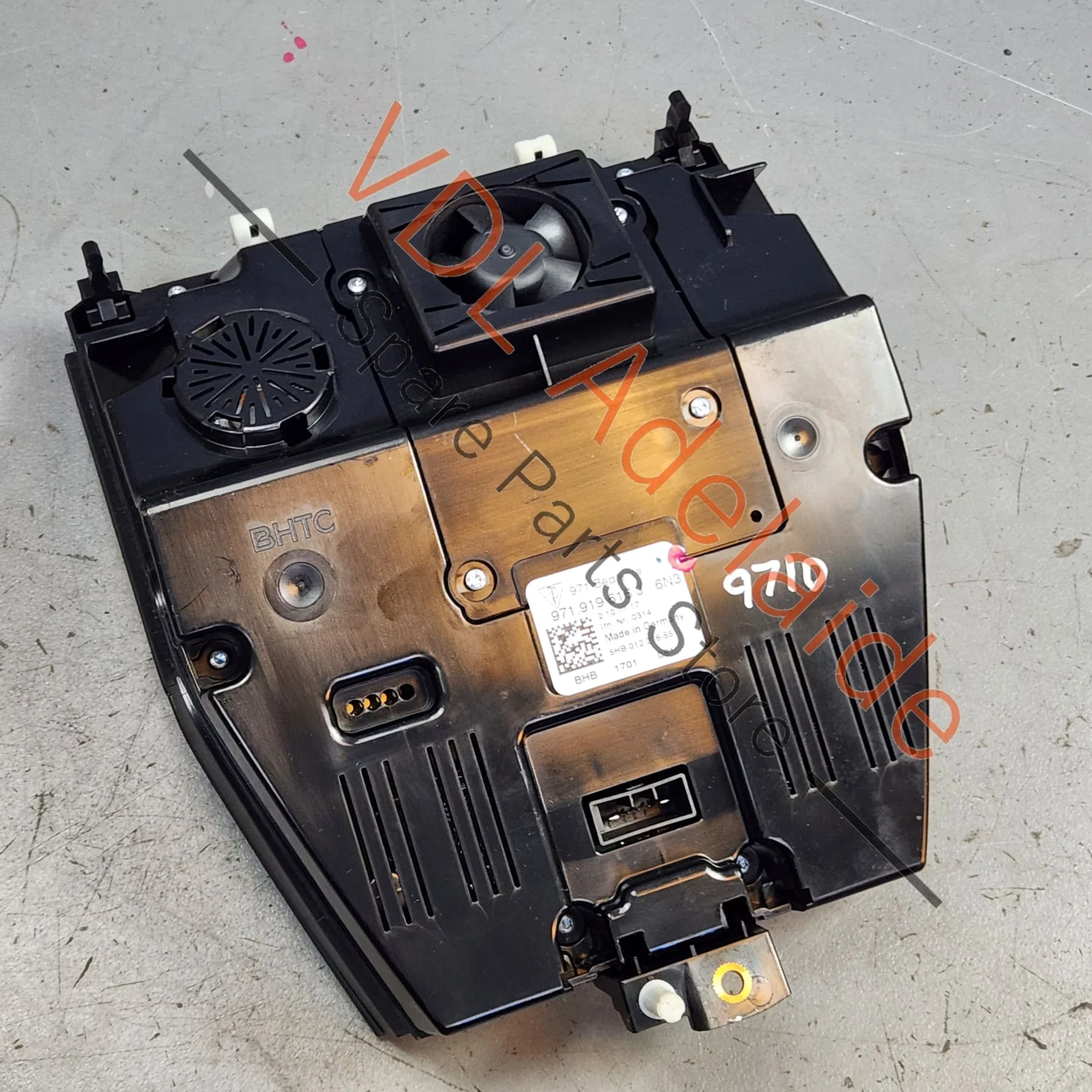 Porsche Panamera 971 Rear AC Media Screen Switch Control Panel 971919616J - Image 7