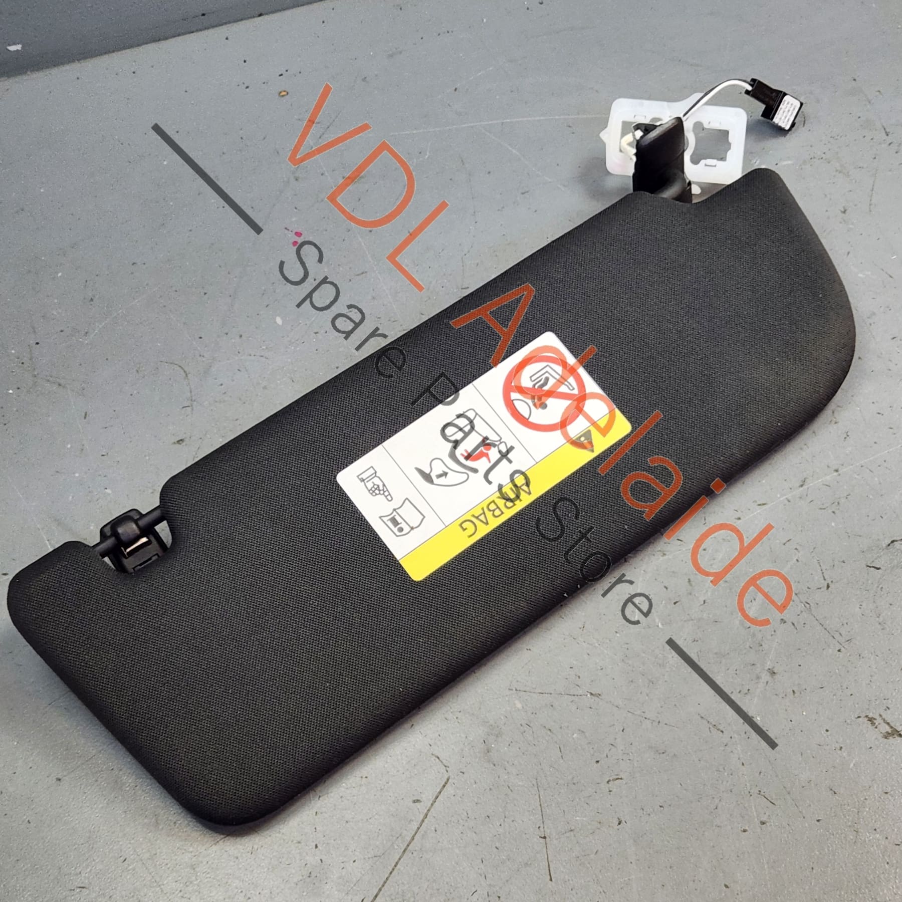 Porsche Panamera 971 Left Side Sun Visor Black 971857551P - Image 2