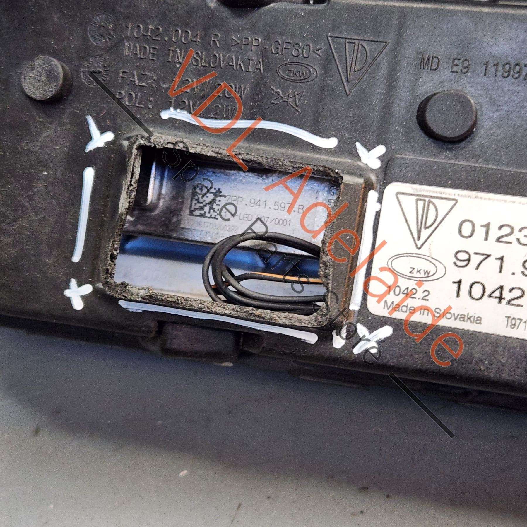 Porsche Panamera 971 Right RHS Sport Daytime Running Light 971953042C 971953042BC **DISCOUNTED ITEM** - Image 3