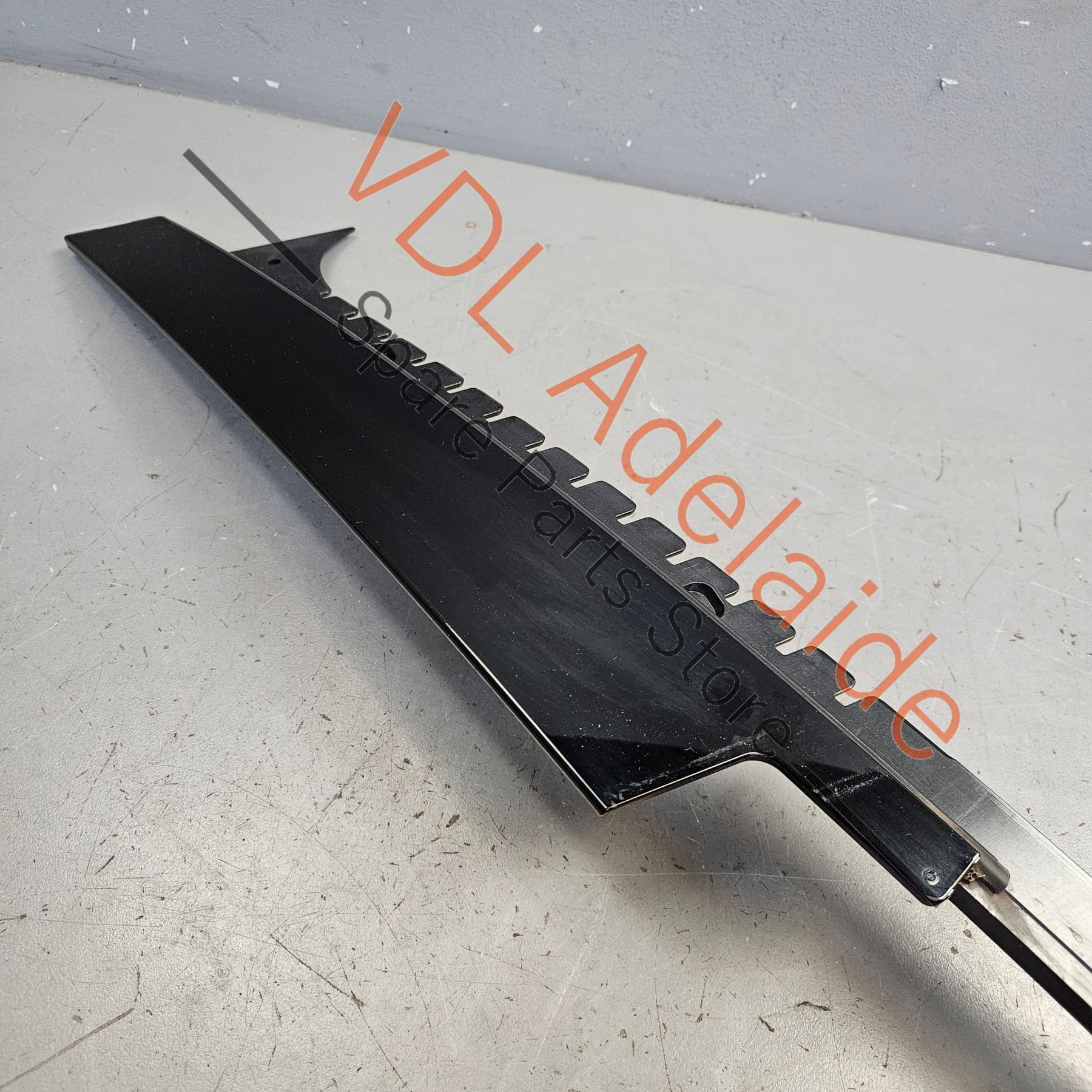 Porsche Panamera 971 Right Front Door Exterior B Pillar Trim Moulding Gloss Black 971853184