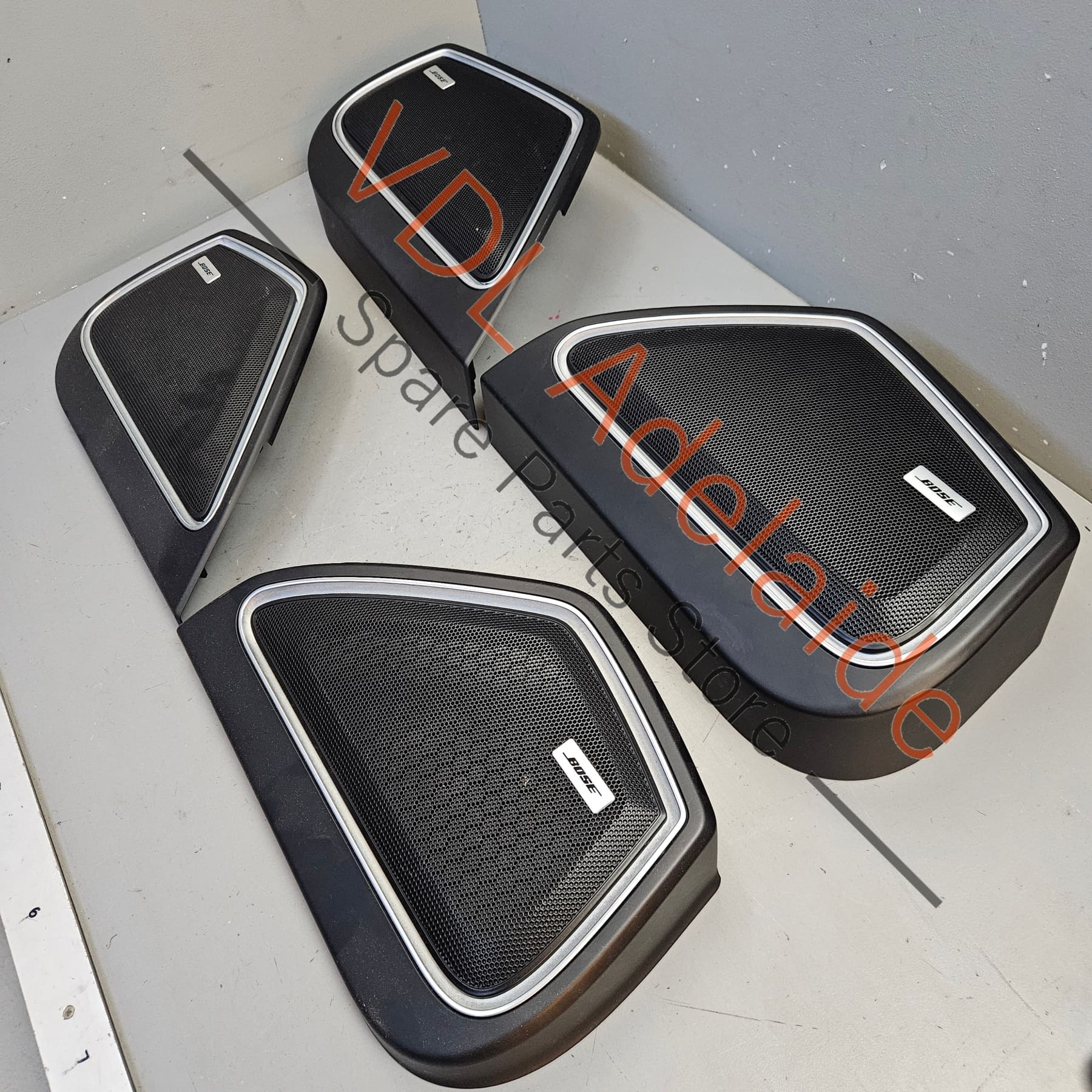 Porsche Panamera Speaker Cover Set with Ambient Lighting Front & Rear 971035143C 5Q0 971035293C 5Q0 - Image 3