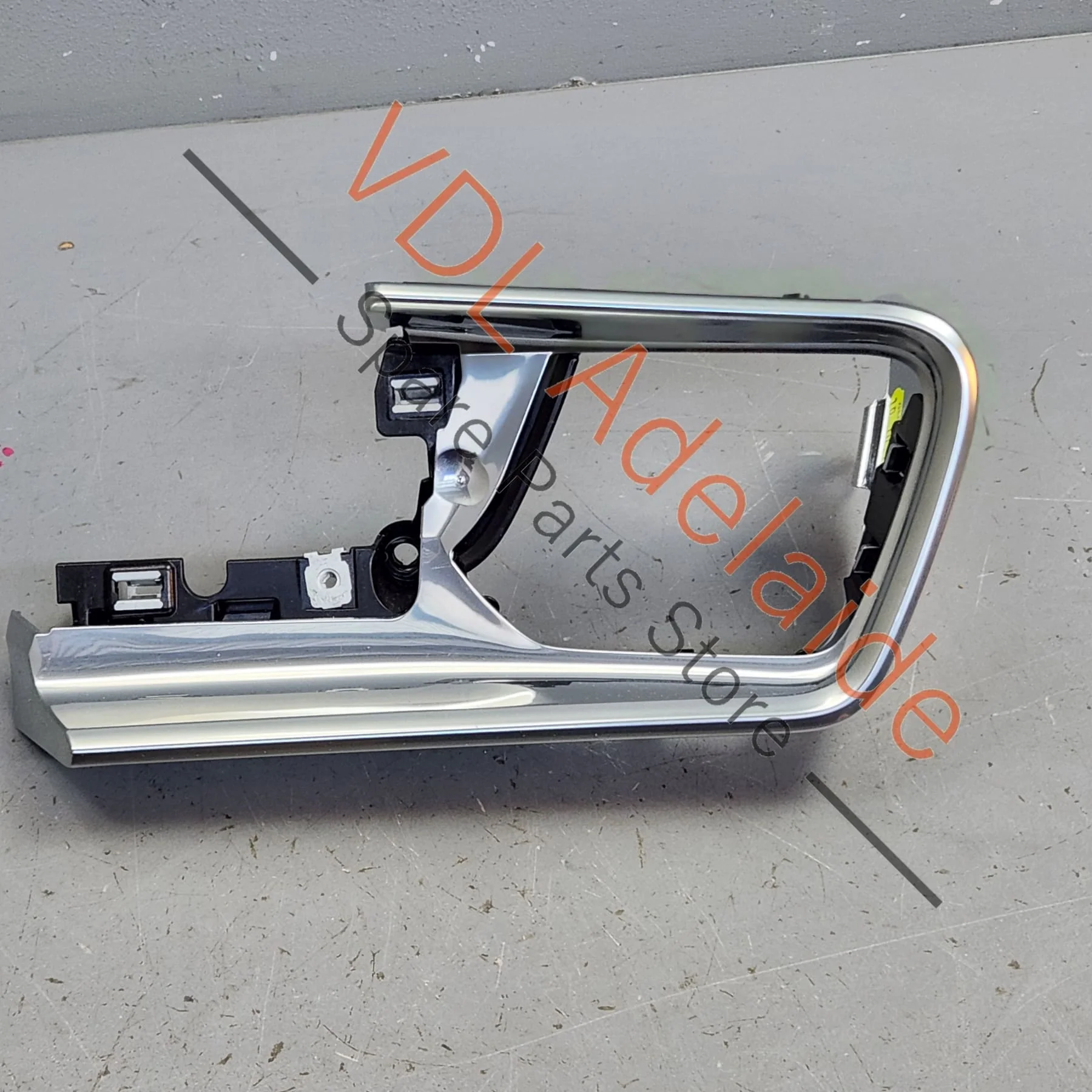 Porsche Panamera 971 Right Side Dashboard Interior Trim Galvano Silver Chrome 971857715E V08