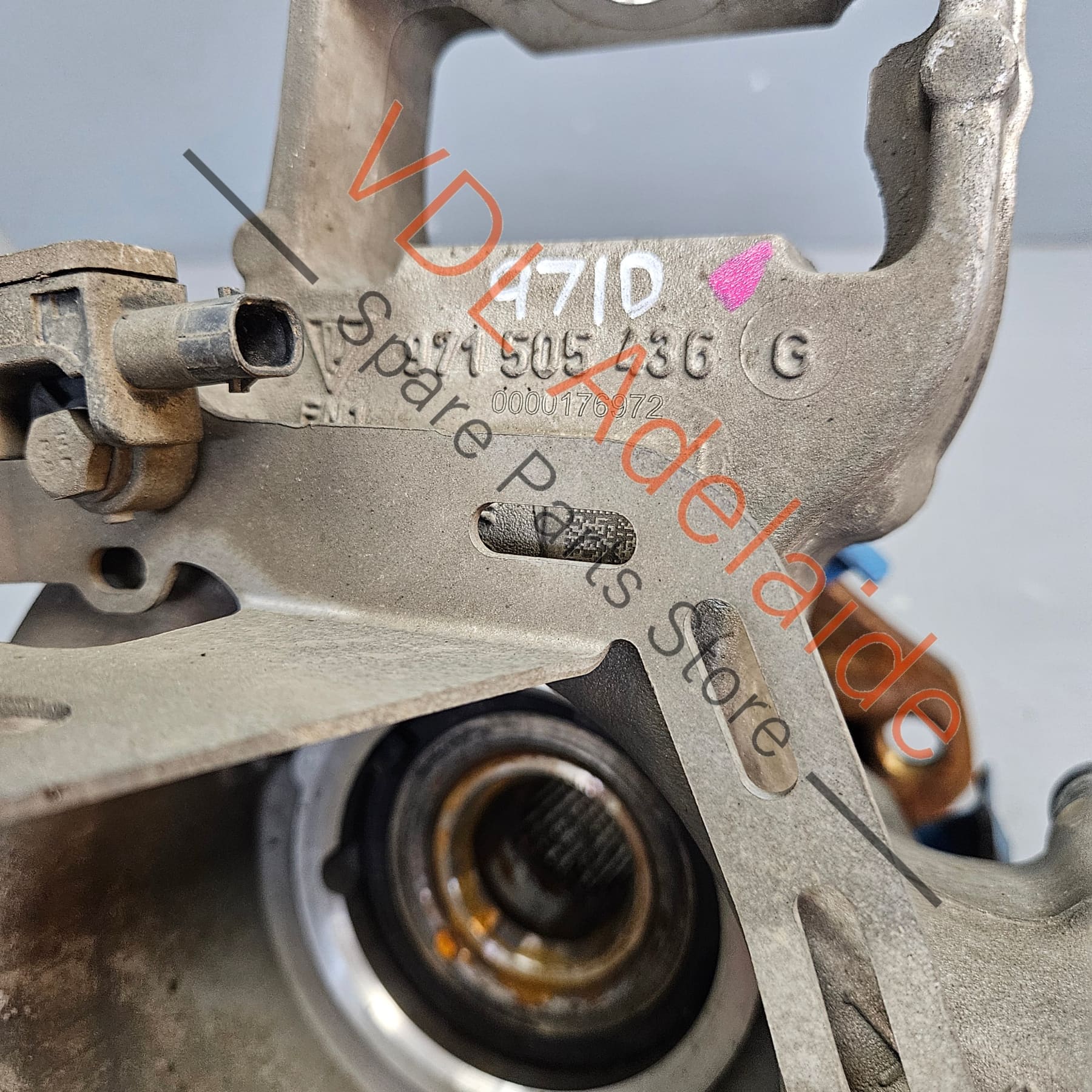 Porsche Panamera Right Rear Suspension Hub Knuckle with Wheel Bearing 971505436B 971505436G - Image 6