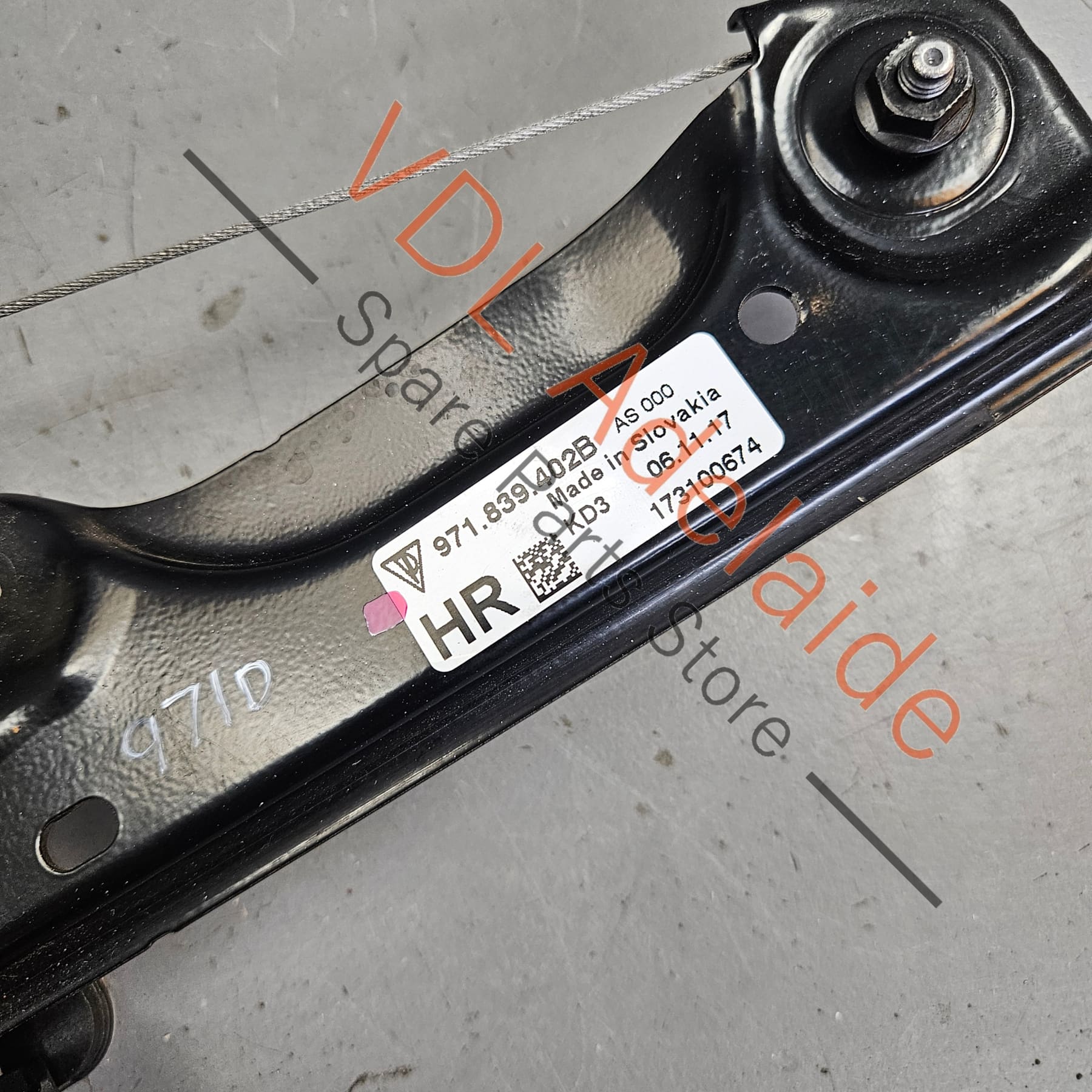 Porsche Panamera 971 Window Regulator Rear Right 971839402 - Image 2