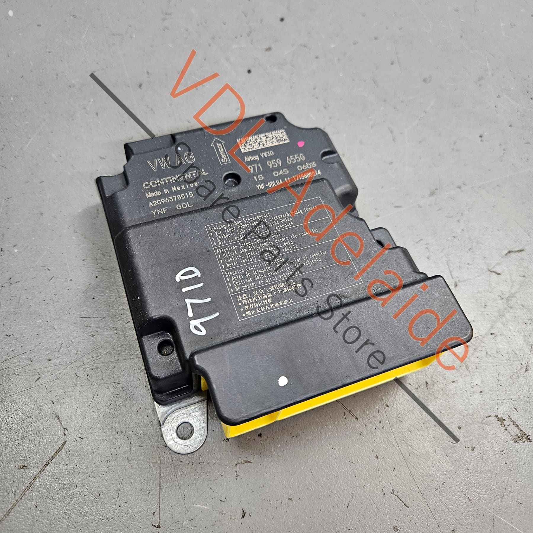 Porsche Panamera Airbag Control Module Unit 971959655H