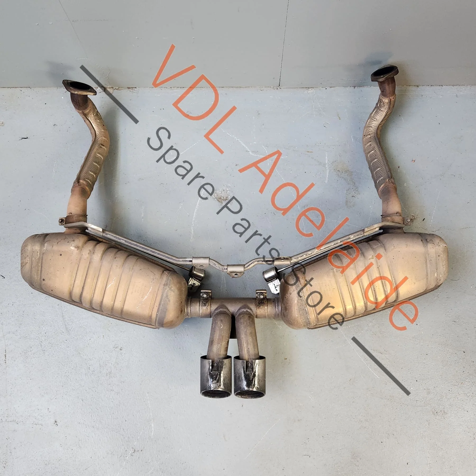 Porsche 981 Cayman Boxster Sport Exhaust Genuine OEM 98111196102 98111123201 98111123101 - Image 9