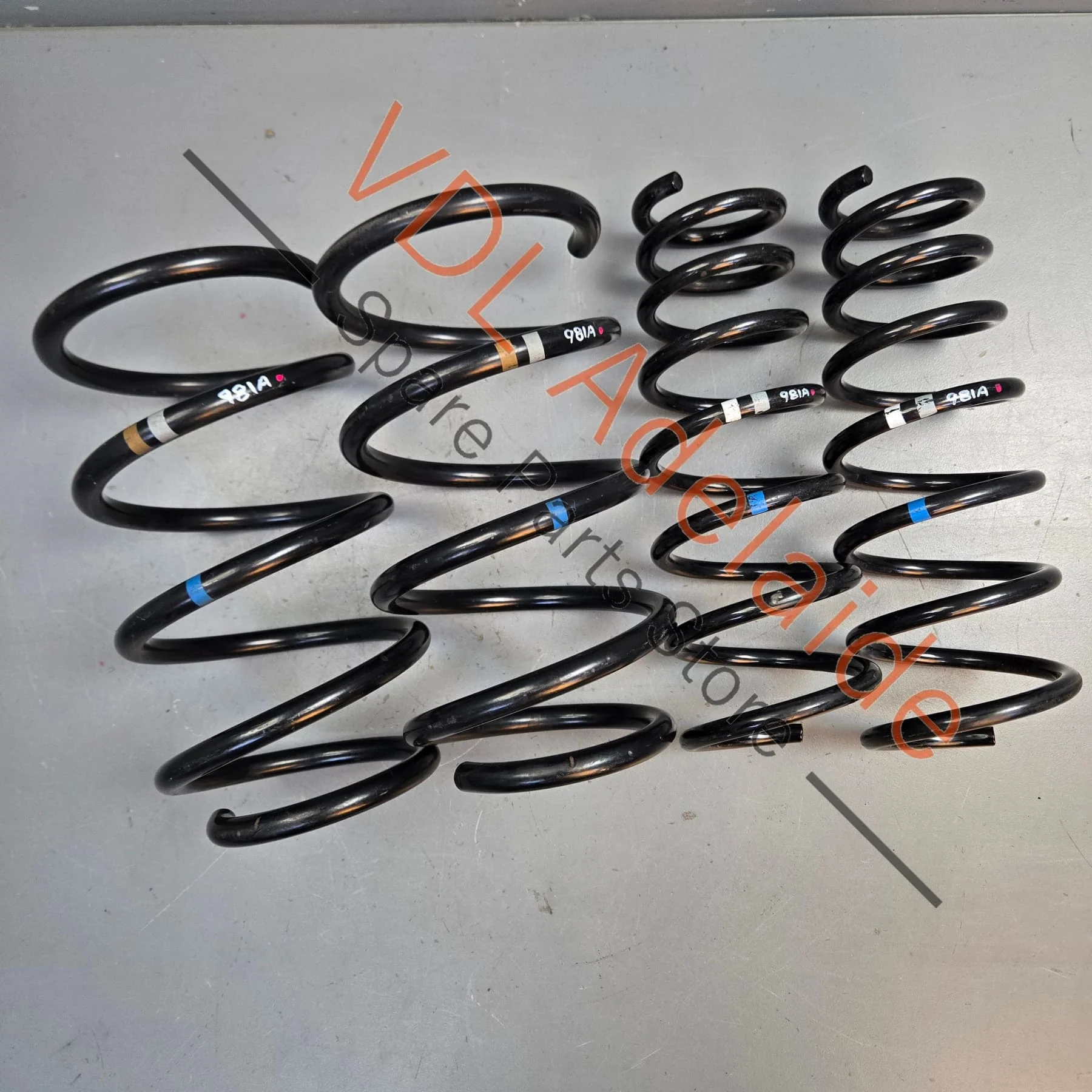 Porsche 981 Boxster Cayman Set of Coil Springs Stock Standard