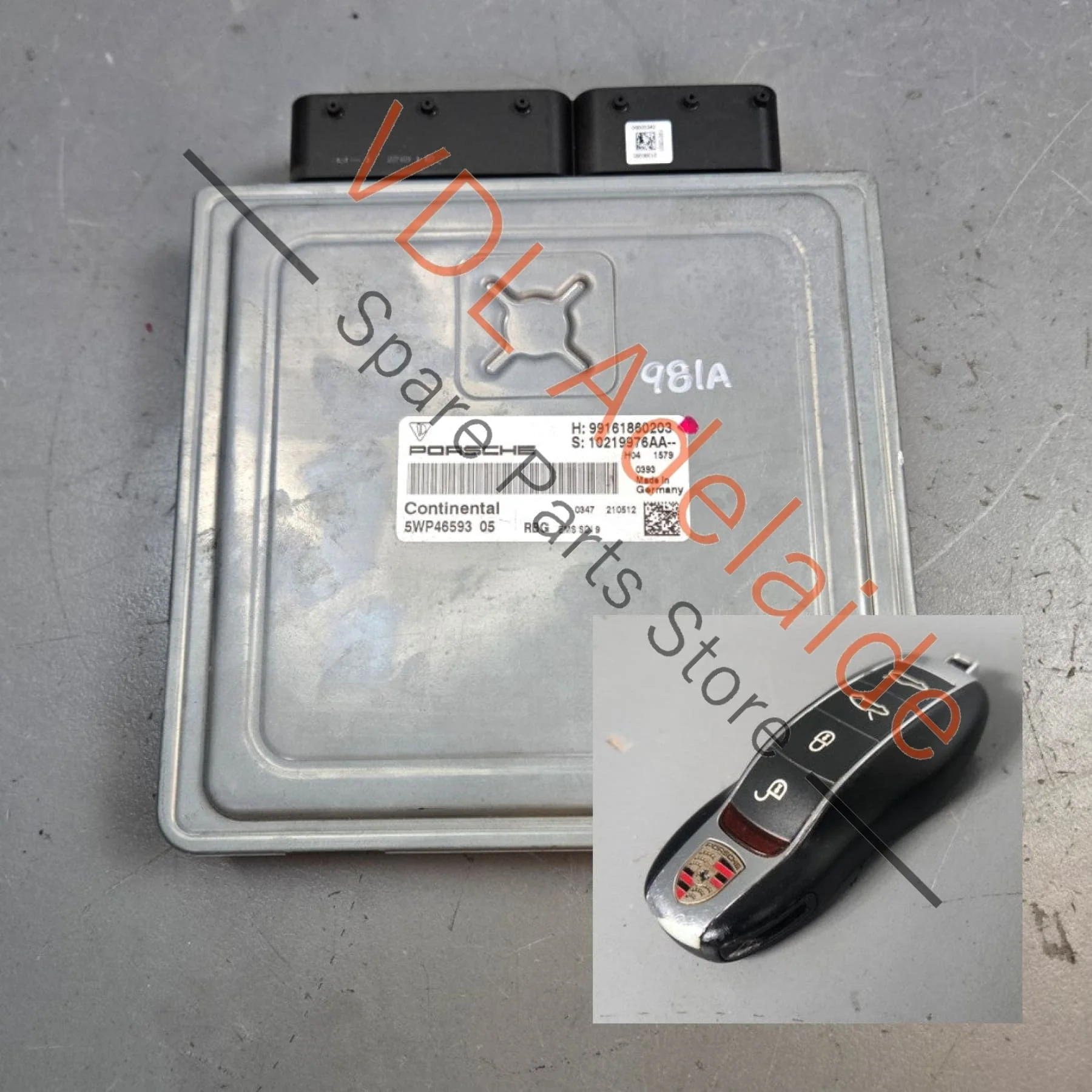 Porsche Cayman Boxster 6Cyl ECU DME Engine Control Module Controller 99161860203