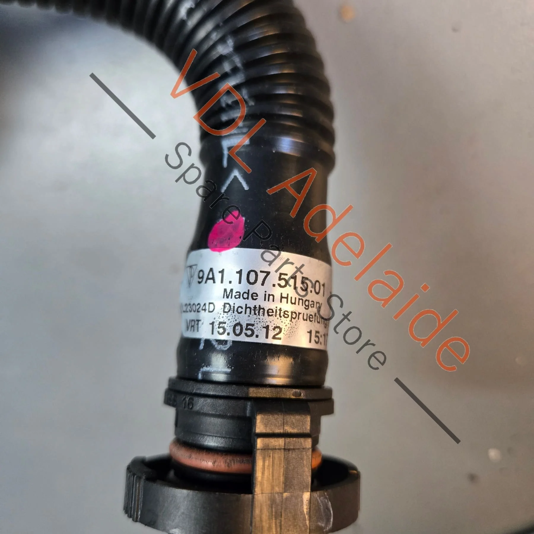 Porsche Boxster Cayman Crankcase Breather Hose Pipe 9A110751501 - Image 3