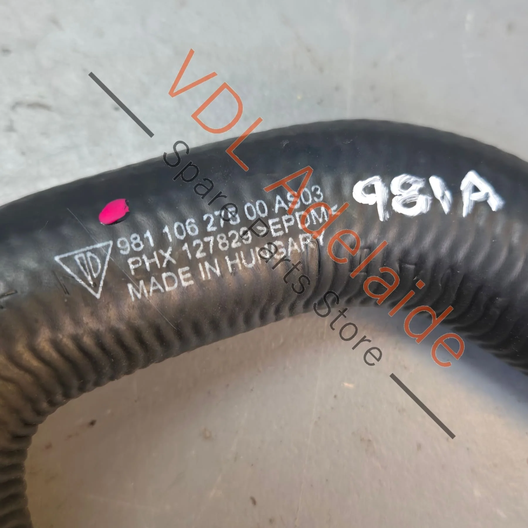 Porsche 981 Coolant Reservoir Hose Pipe 98110627500 - Image 3
