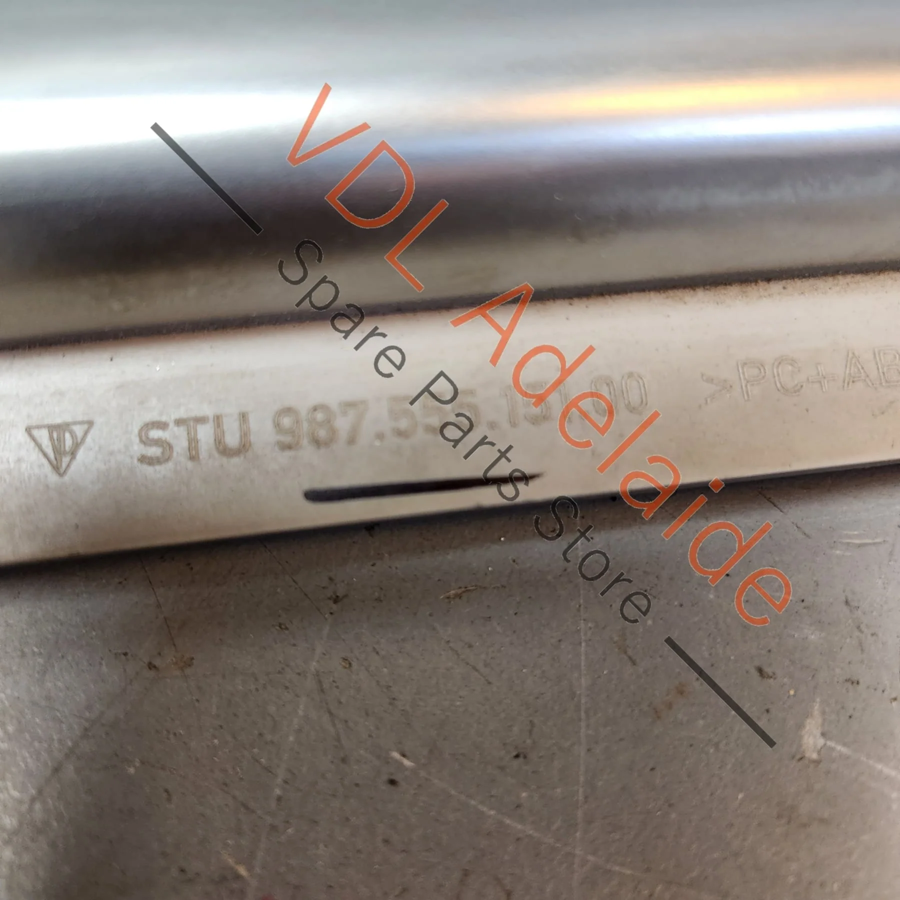 Porsche Cayman Boxster Rear Luggage Compartment Cover Trim Stainless Steel - Image 6