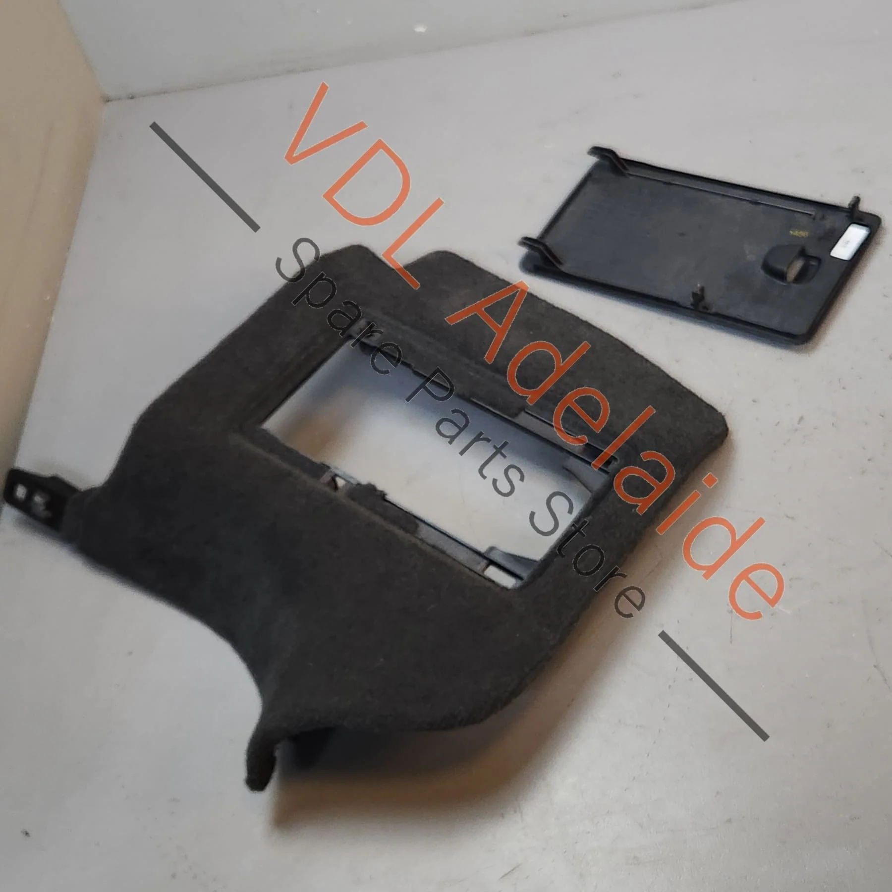 Porsche 911 Black Carpet Interior Left Trim Cover for Footwell Fuse Panel 99155510101 A75 99155542103 1E0 - Image 3