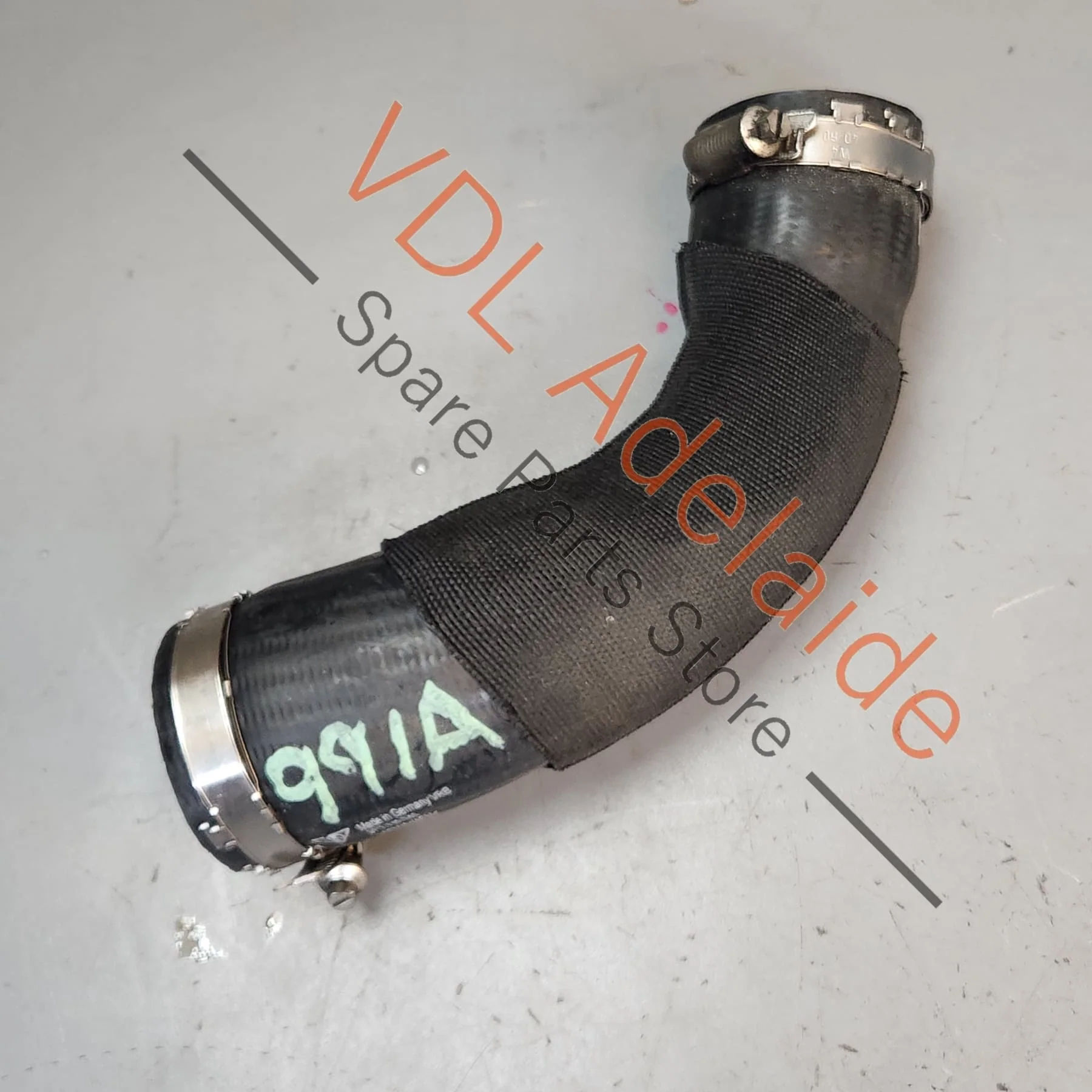Porsche 911 Right RHS Intercooler Pressure Pipe Hose 9P1145745
