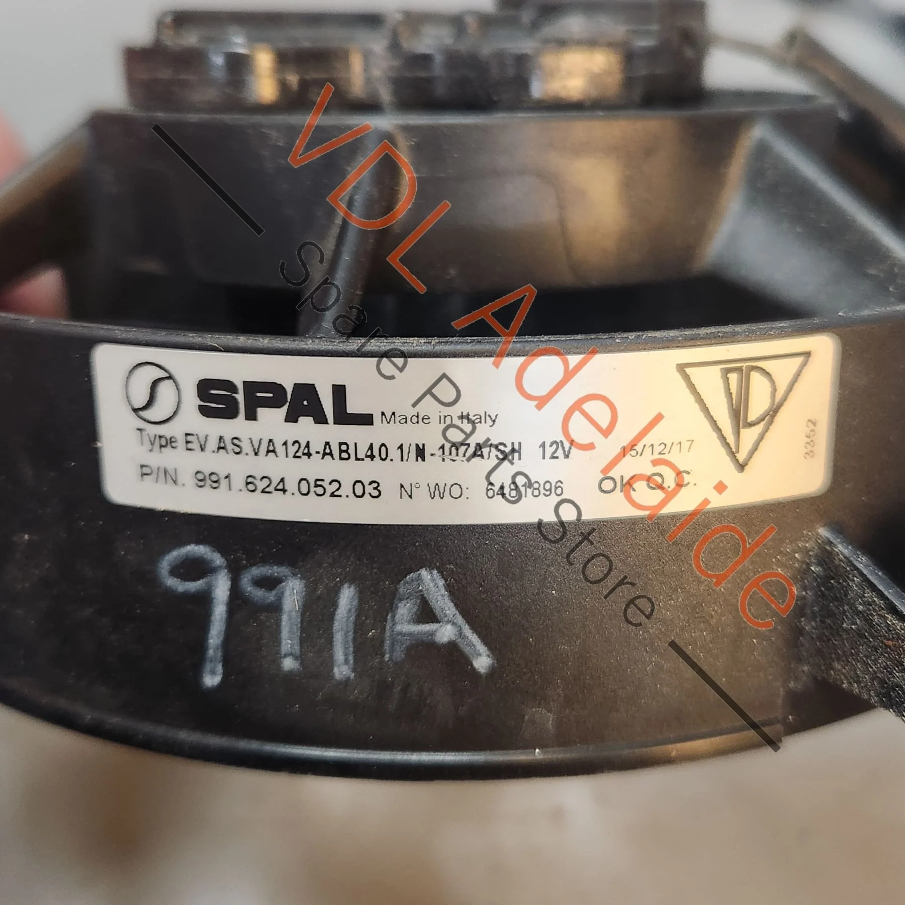 Porsche 911 SPAL Engine Cooling Fan 99162405201 99162405206 - Image 6