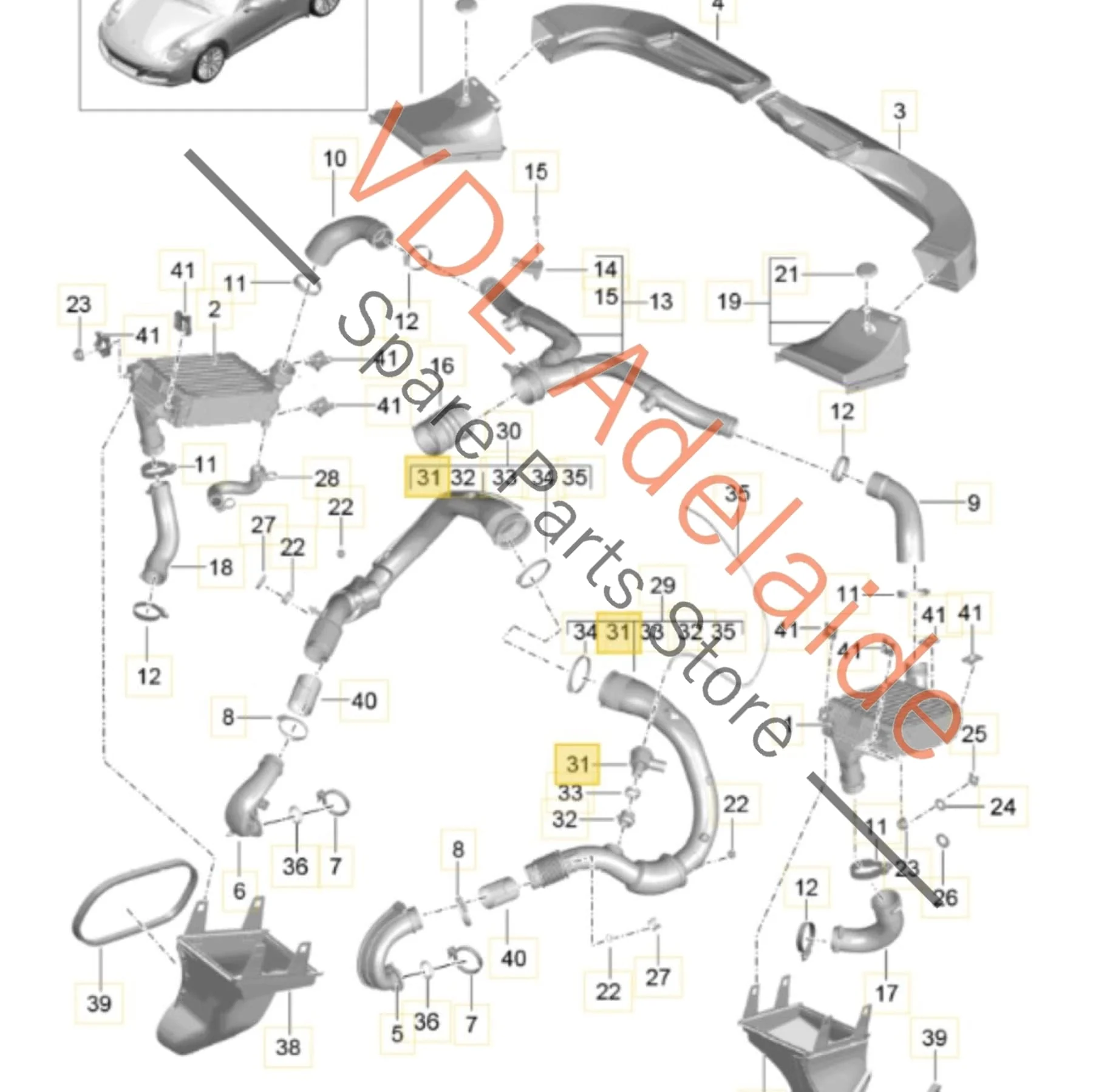 Porsche 911 Cut Off Diverter Valve 9A111033770 - Image 2