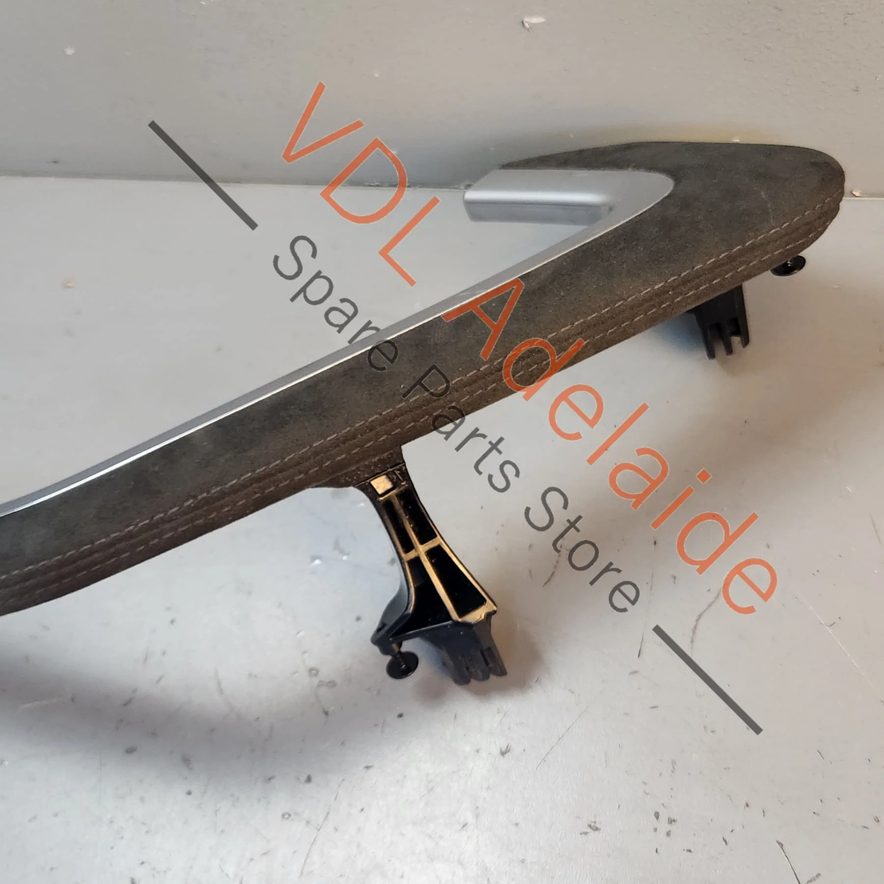 Porsche 911 Left Side Alcantara Door Trim Interior Grab Handle 99155553301 2W0 - Image 3