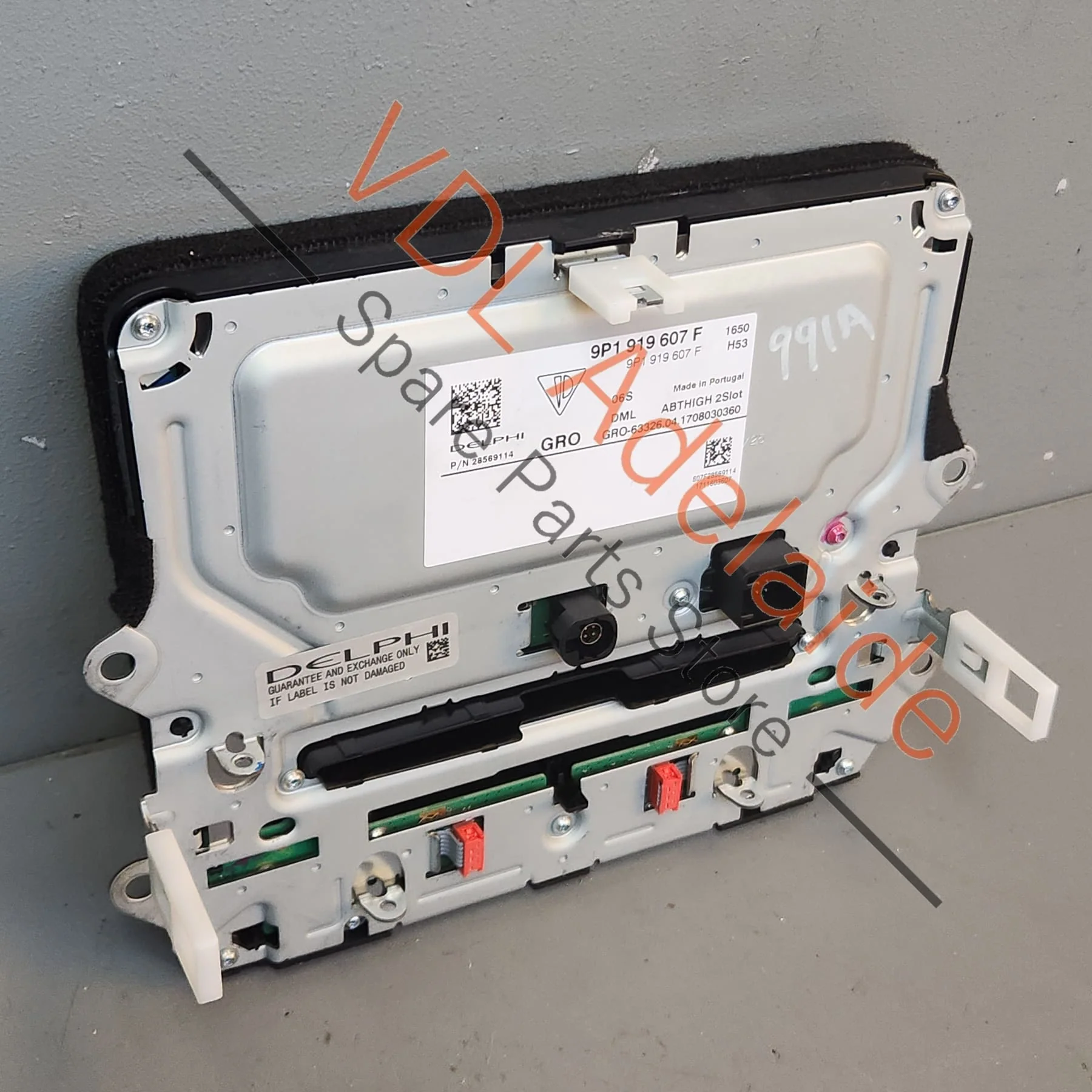 Porsche 911 991.2 Radio Display Screen 9P1919607B DML  9P1919607F DML - Image 12