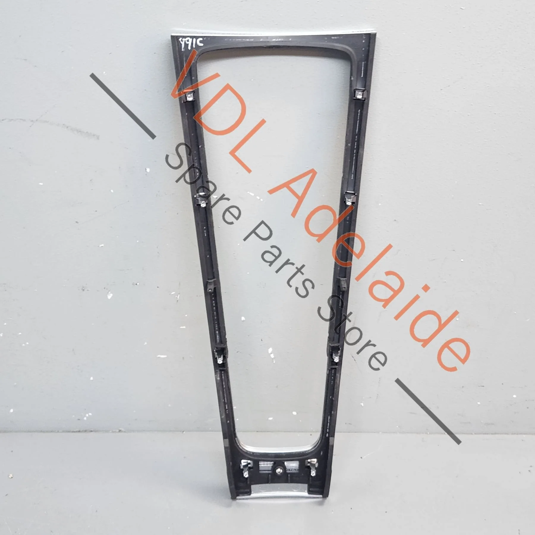 Porsche 911 991 Trim for Centre Console Galvano Silver Chrome 99155326100 V08 - Image 5
